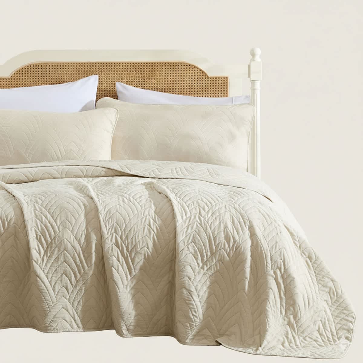 Thd Winston - 3 Piece Full Queen Size Quilt Set, Lightweight Queen Bedspread Coverlet Set - Image 15
