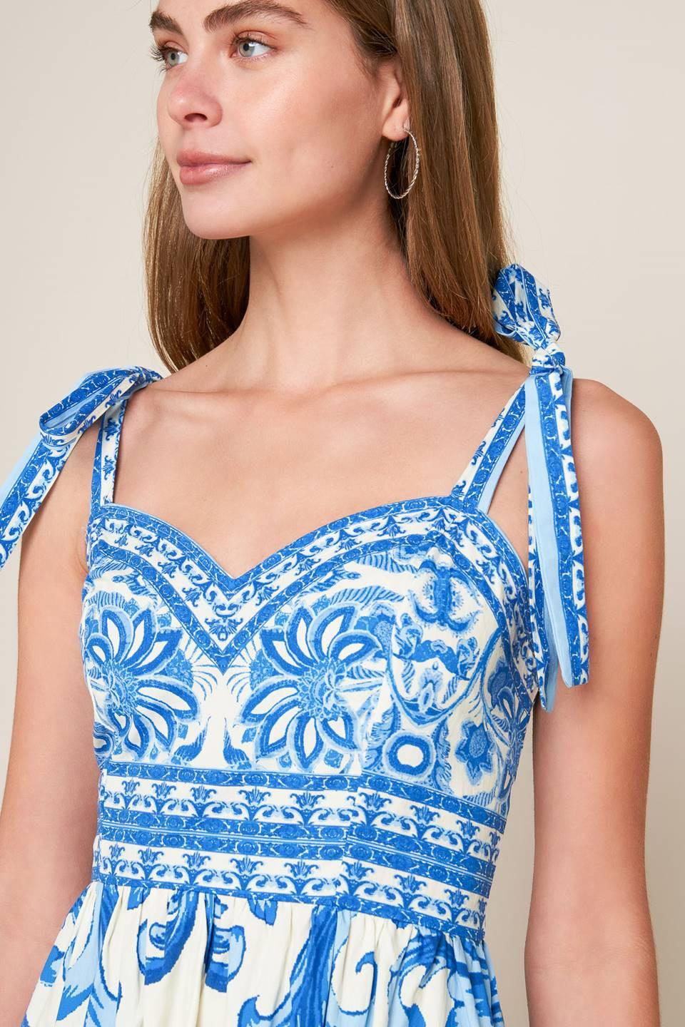 The Garden's Secret Woven Midi Dress - Image 6