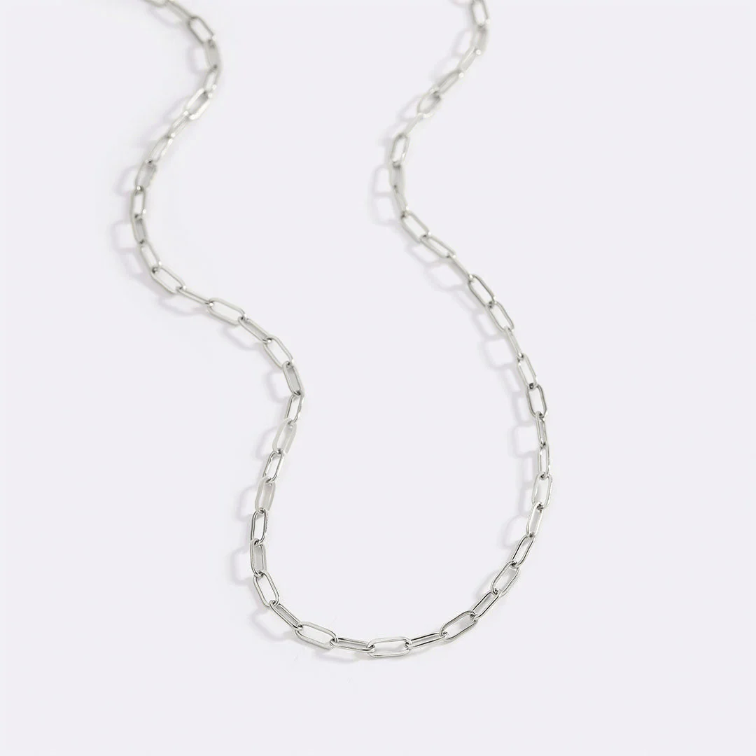 Mint & Lily Thin Paperclip Necklace - Image 15