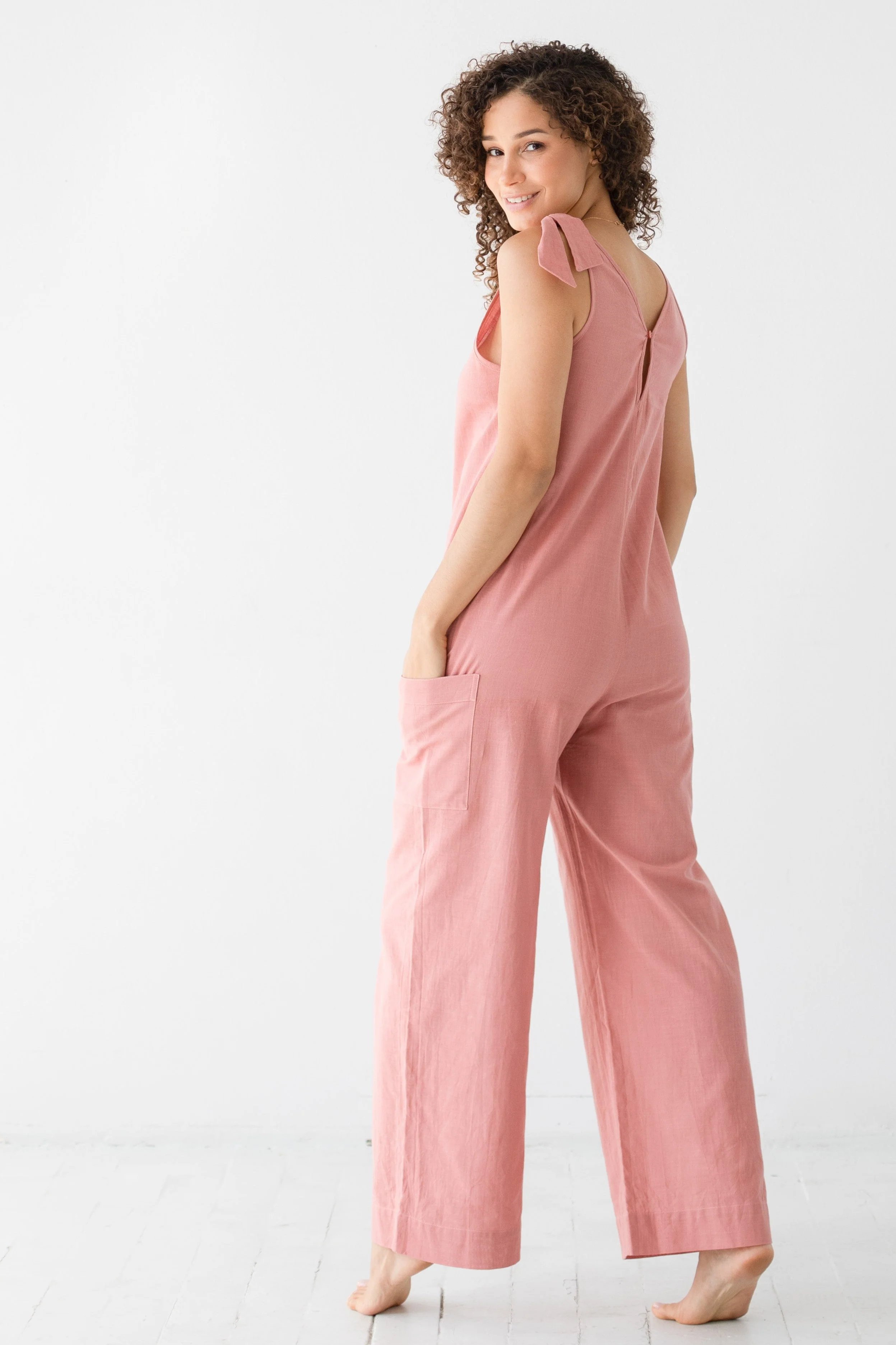Tie Shoulder Jumpsuit by SALUA - Image 2