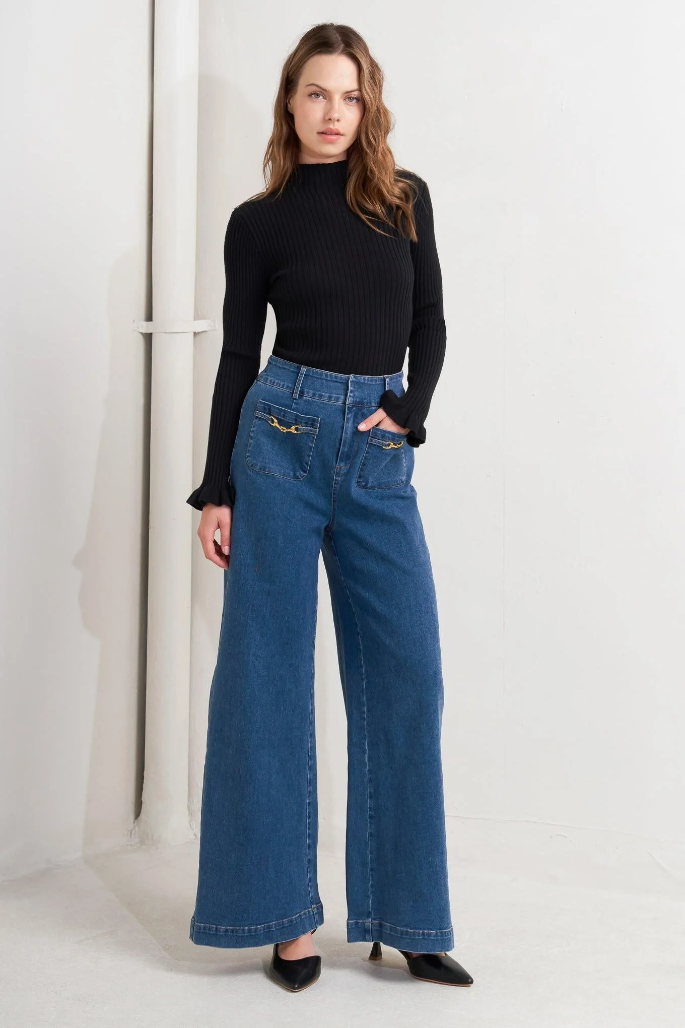 Timeless Blue Denim Pants - Image 4