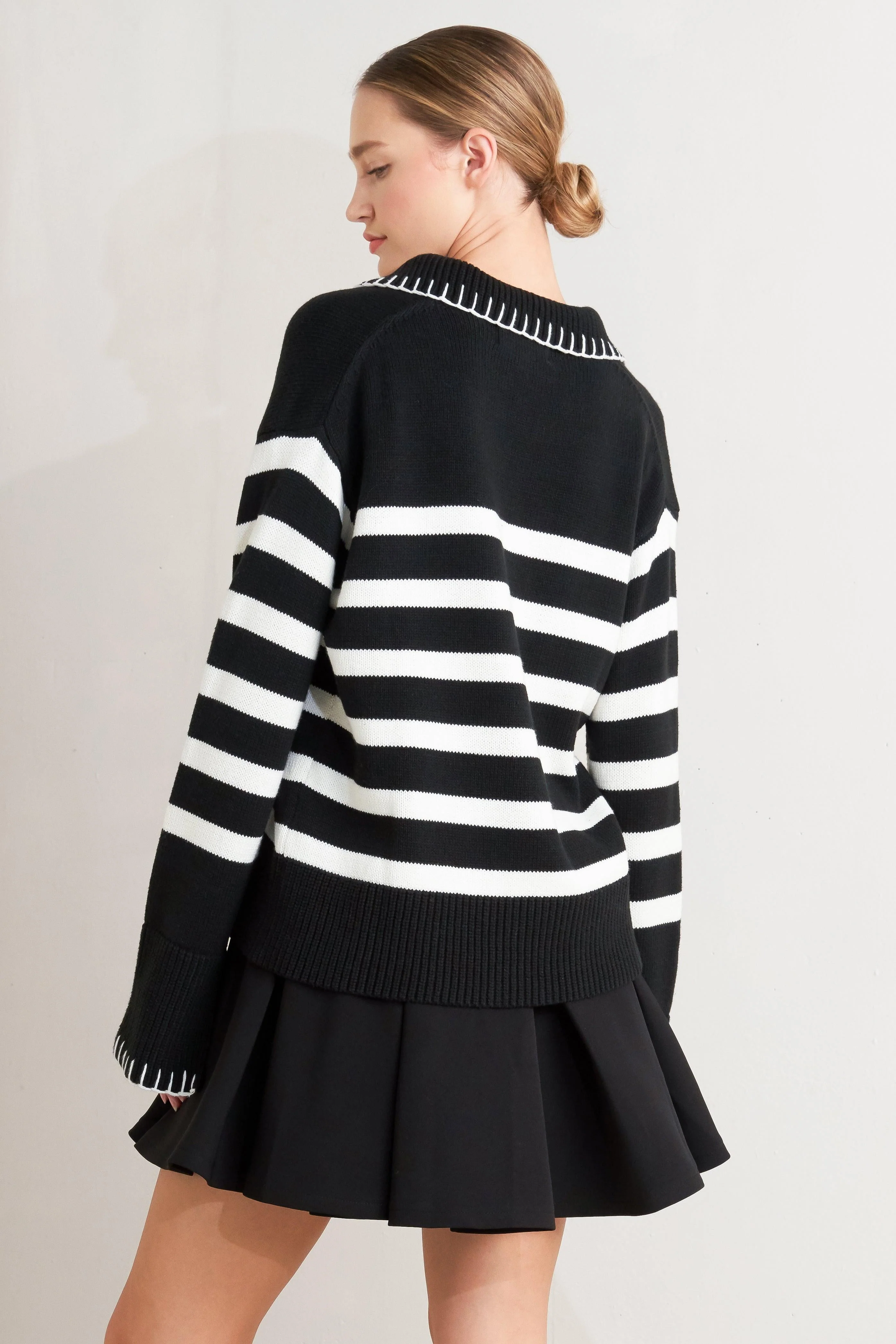 Timeless Charm Sweater Top - Image 4