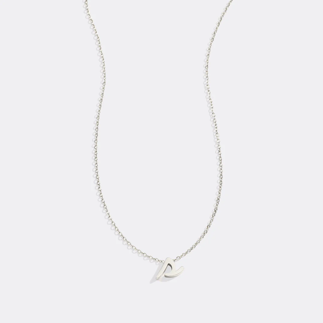 Mint & Lily Tiny Script Initial Necklace - Image 13