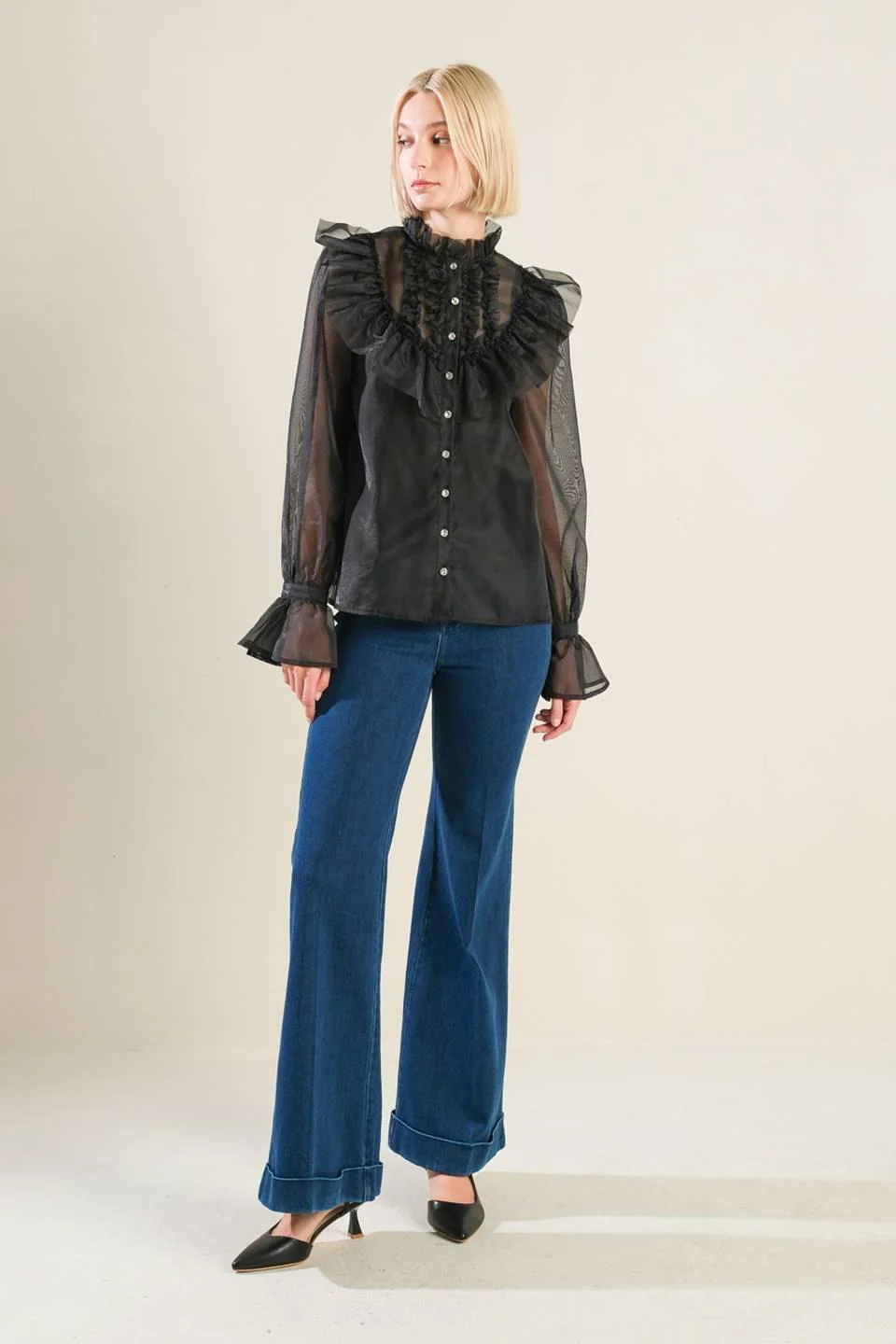 To My Love Woven Blouse - Image 8