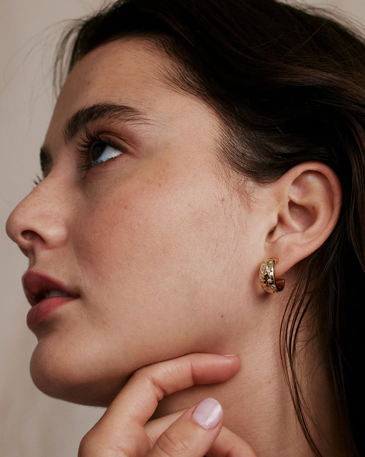 To the Moon and Back Hoop Earrings - Image 6