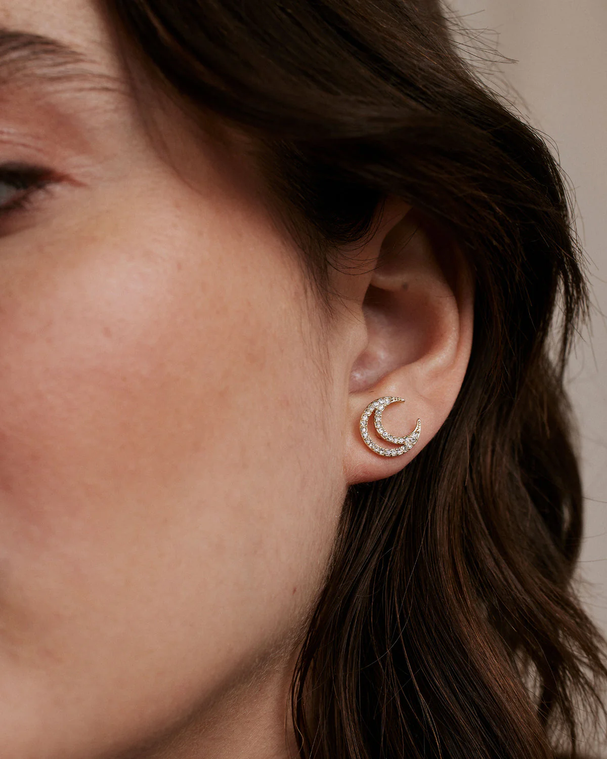 To the Moon and Back Stud Earrings - Image 3