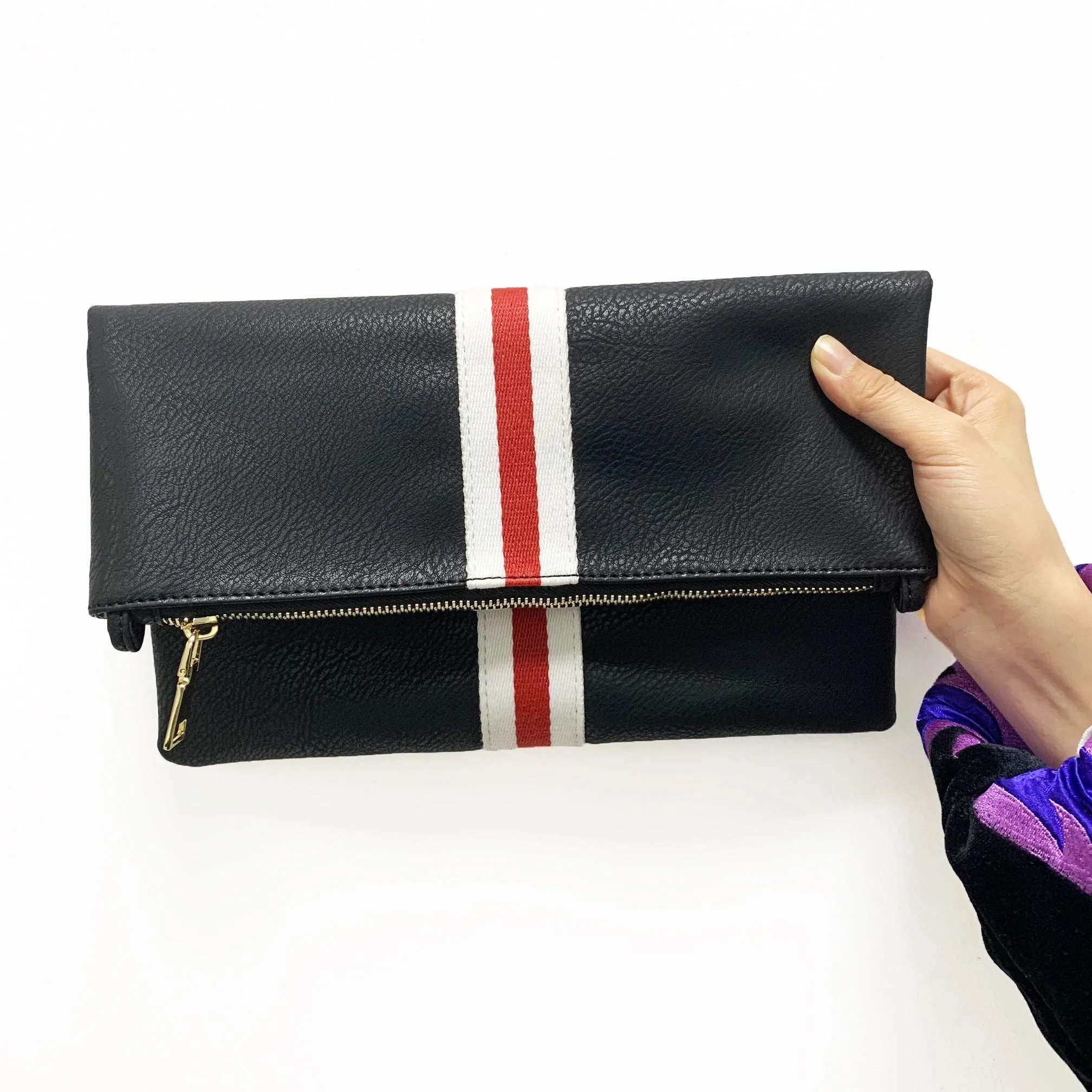 Threaded Pear Toni Fold Over Clutch - Image 9