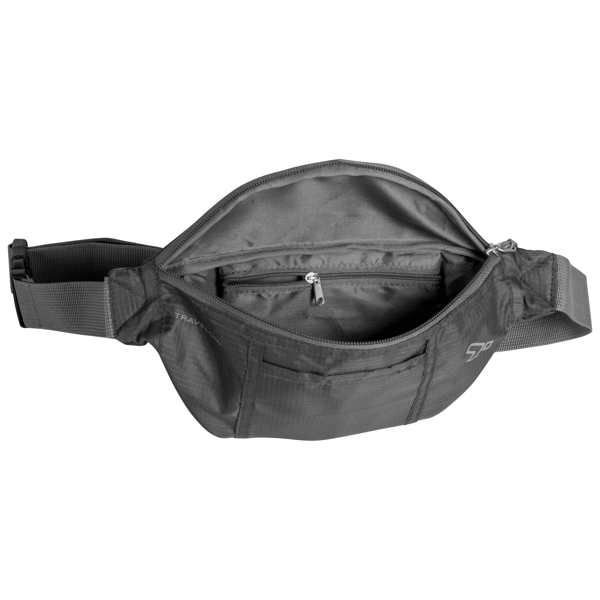 Travelon Top Zip Lightweight Waist Pack (Stamp Print) - Image 2