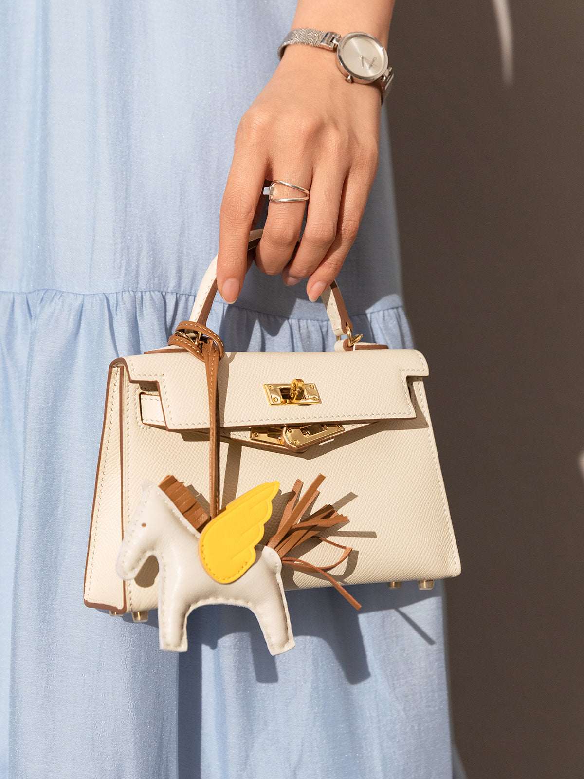Trendy Petite Top Handle Bag - Image 10