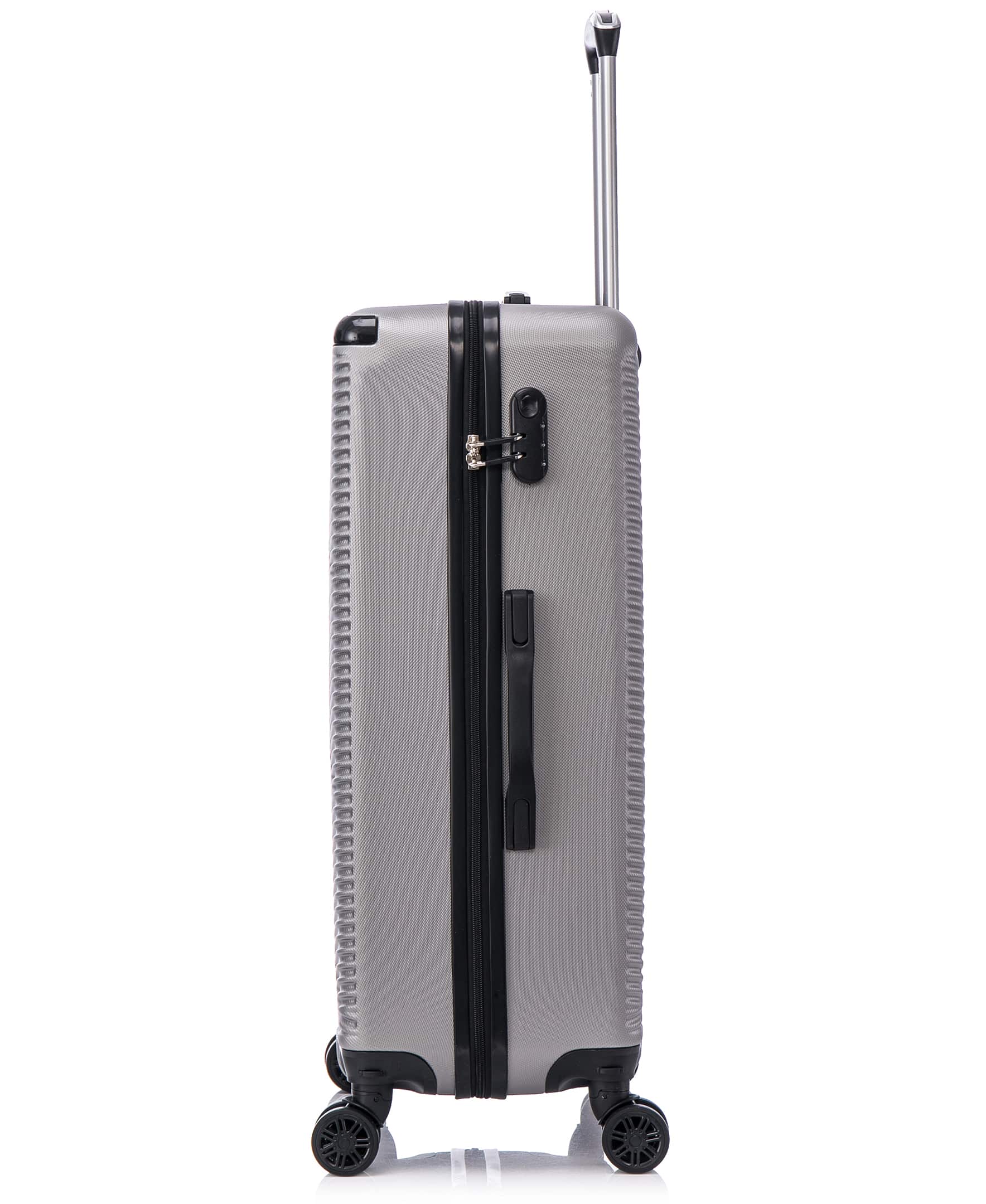 TUCCI Italy AVENA 3PC Hardside Luggage Set (20" 24" 28") - Grey - Image 4