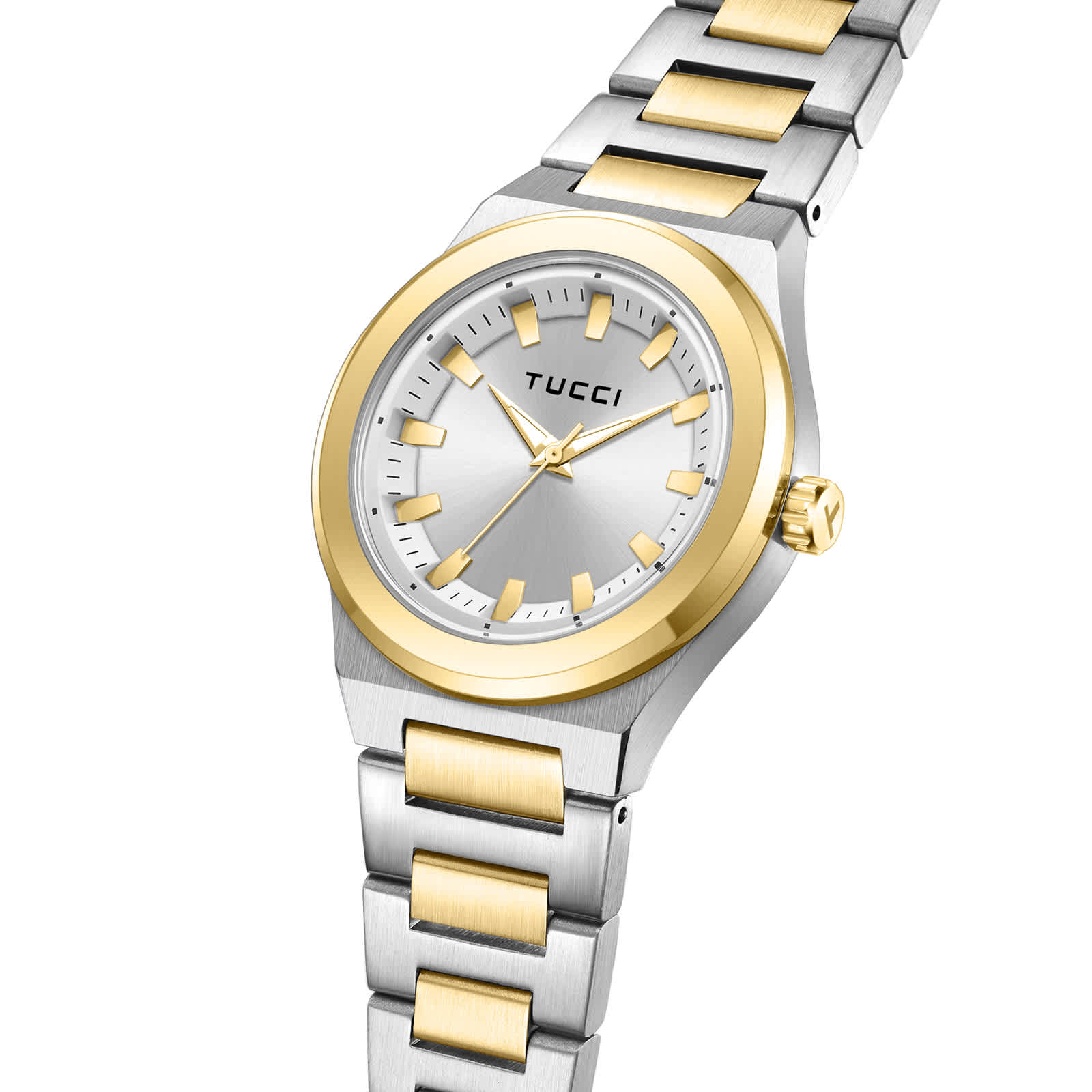 TUCCI Italy Bicolore Unisex Stainless Steel Wrist Watch - Image 21