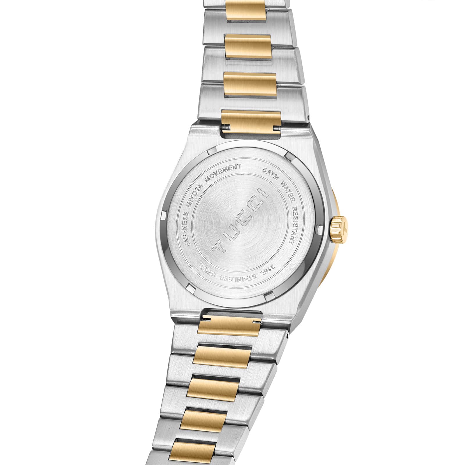 TUCCI Italy Dicromatico Unisex Stainless Steel Wrist Watch - Image 23