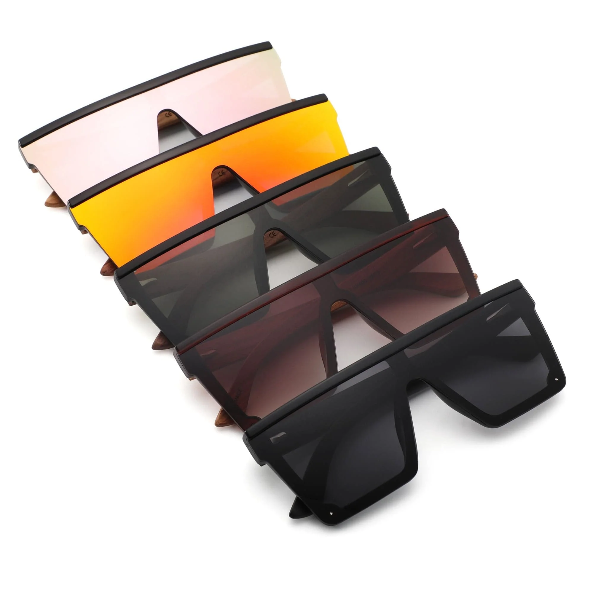 TUCCI Italy G15 Green Polarized UV400 Sunglasses Square Classic Fit - Image 3