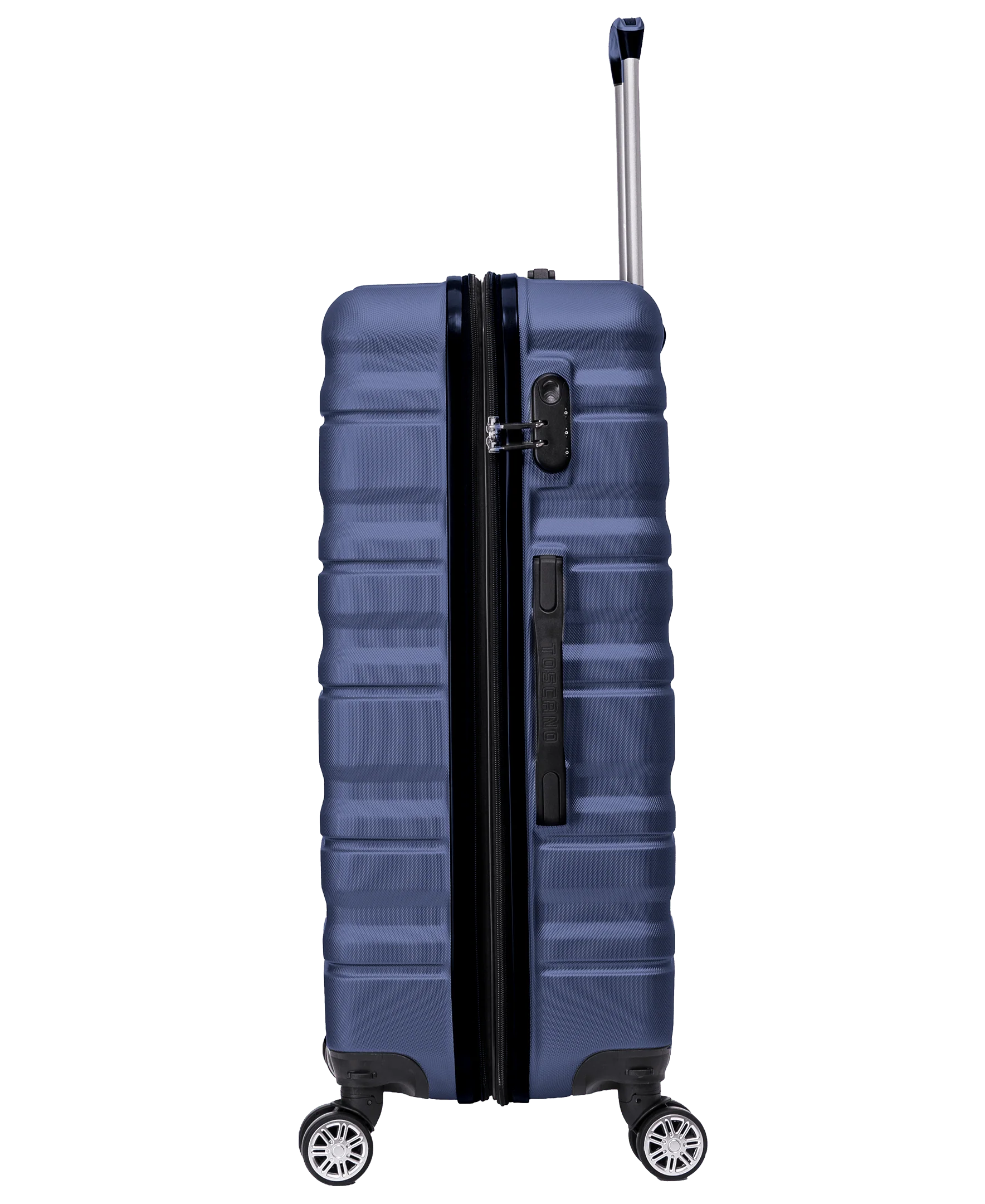 TUCCI Italy GIROVITA 3PC Hardside Luggage Set (20" 24" 28") - Black - Image 22
