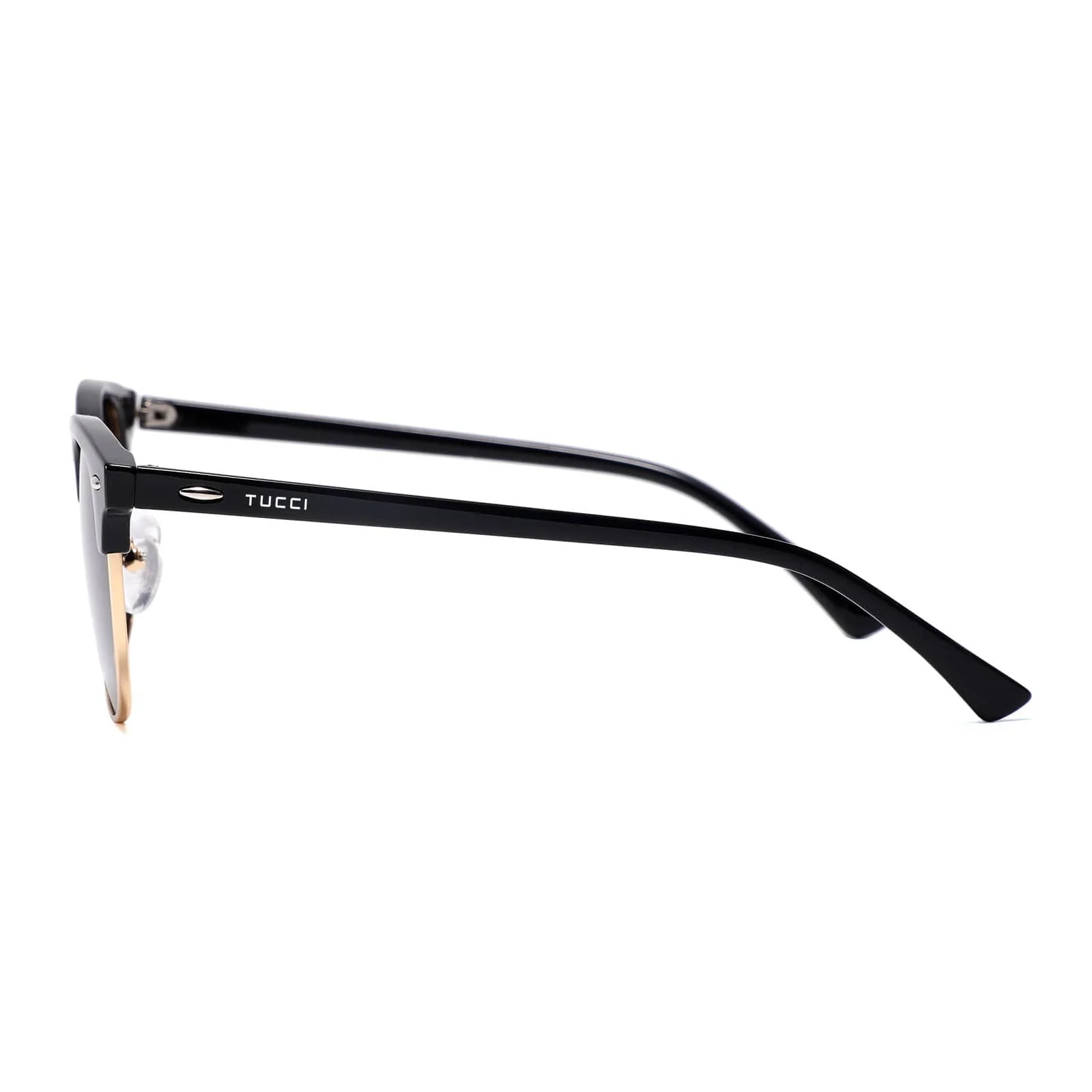 TUCCI Italy Half‑Frame Polarized UV400 Sunglasses Retro Lightweight - Image 8