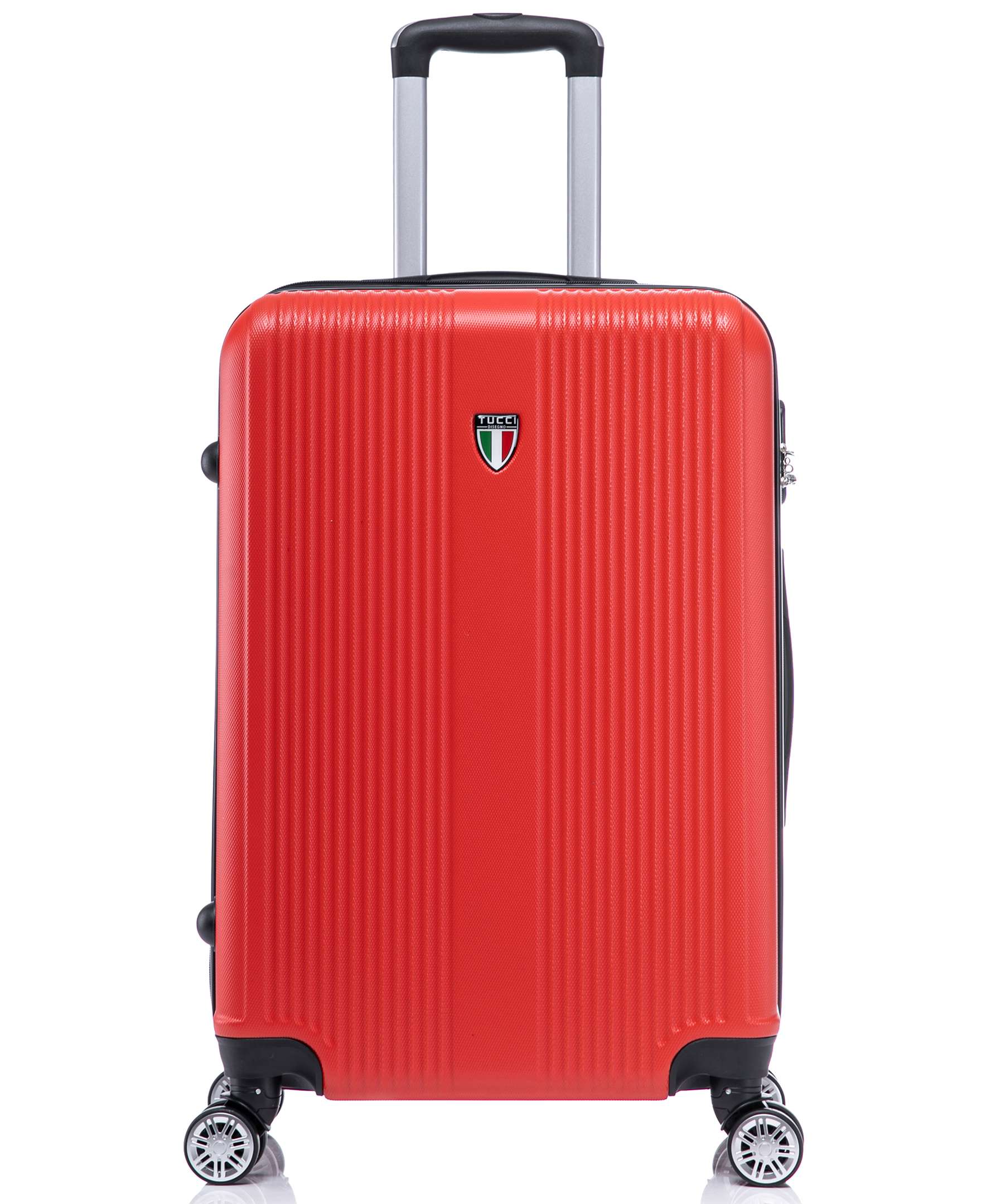 TUCCI Italy LUSTRIA 3PC Hardside Luggage Set (20" 24" 28") - Black - Image 19