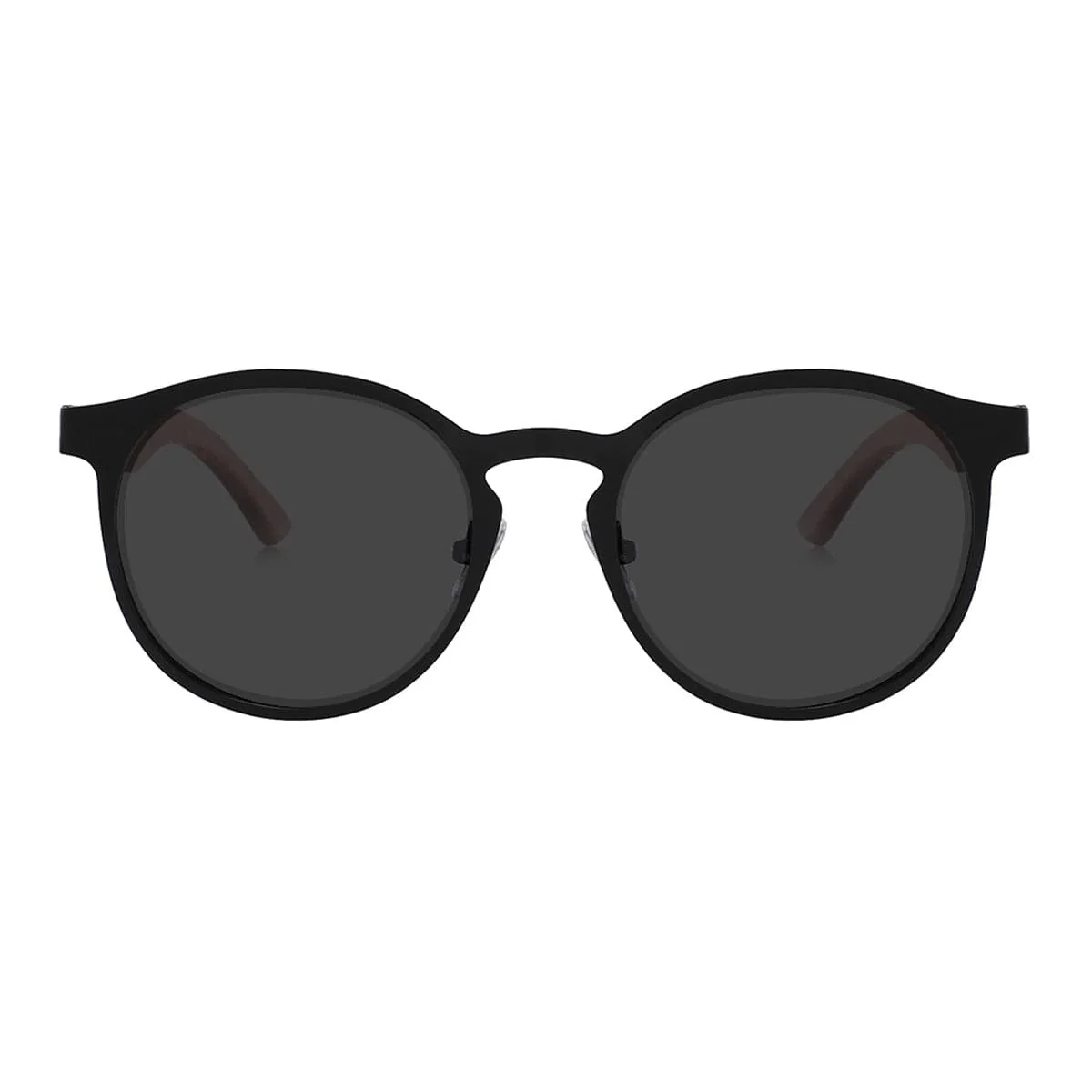 TUCCI Italy Round Polarized UV400 Sunglasses Matte Frame Retro Style - Image 5