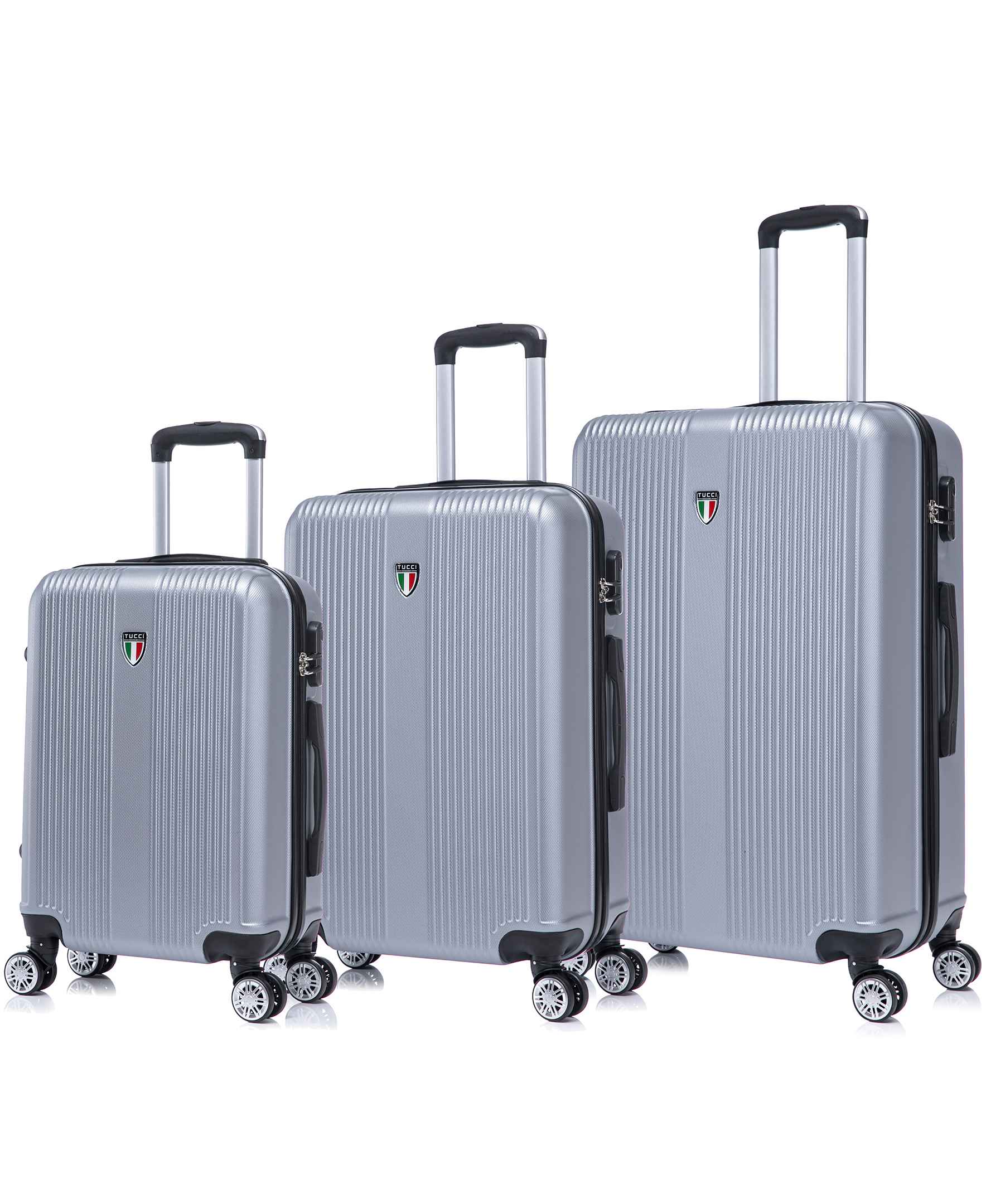 Tucci Italy Lustria 3pc Hardside Luggage Set - Image 3
