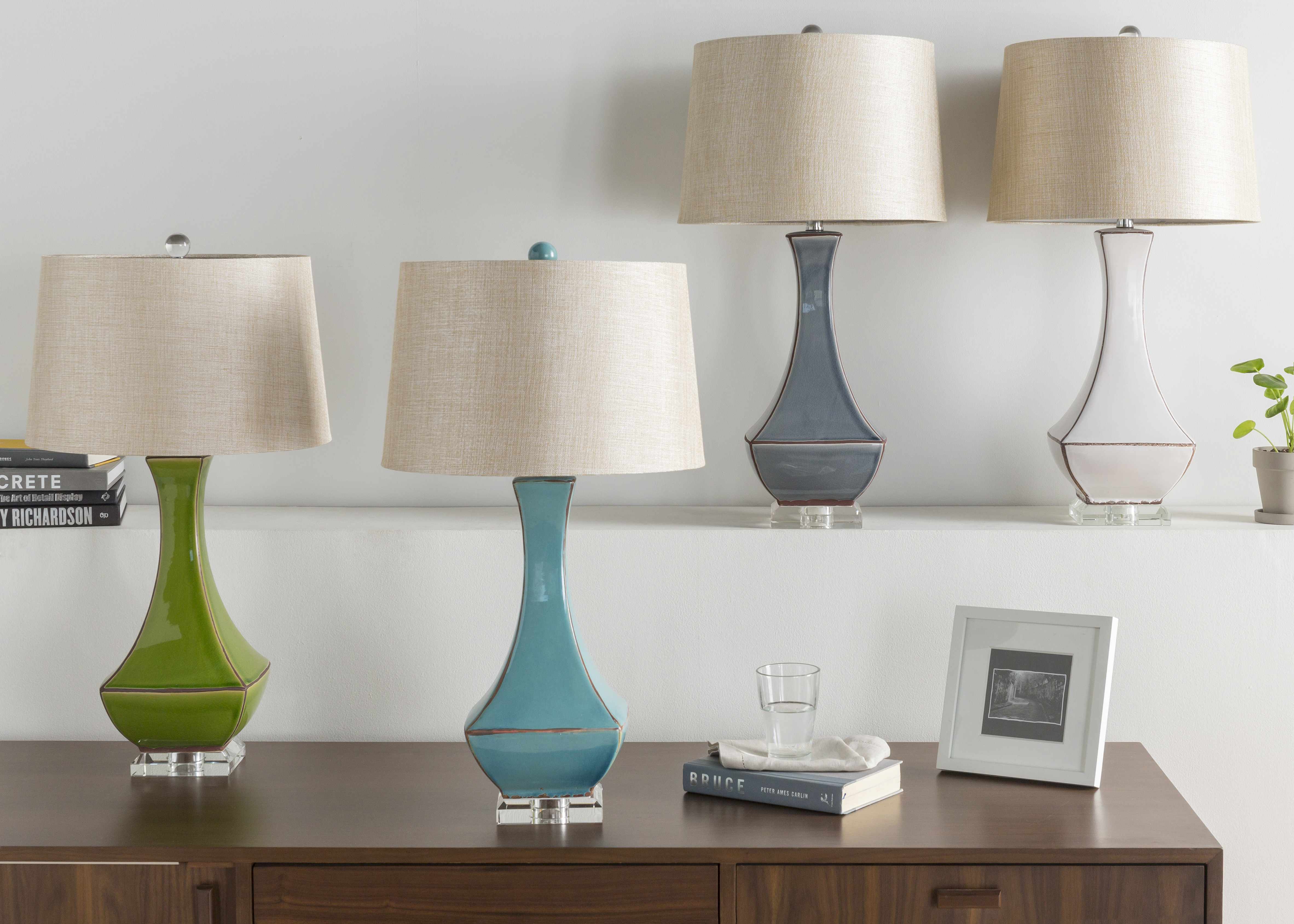 Tuka Tan Ceramic Table Lamp - Clearance - Image 16
