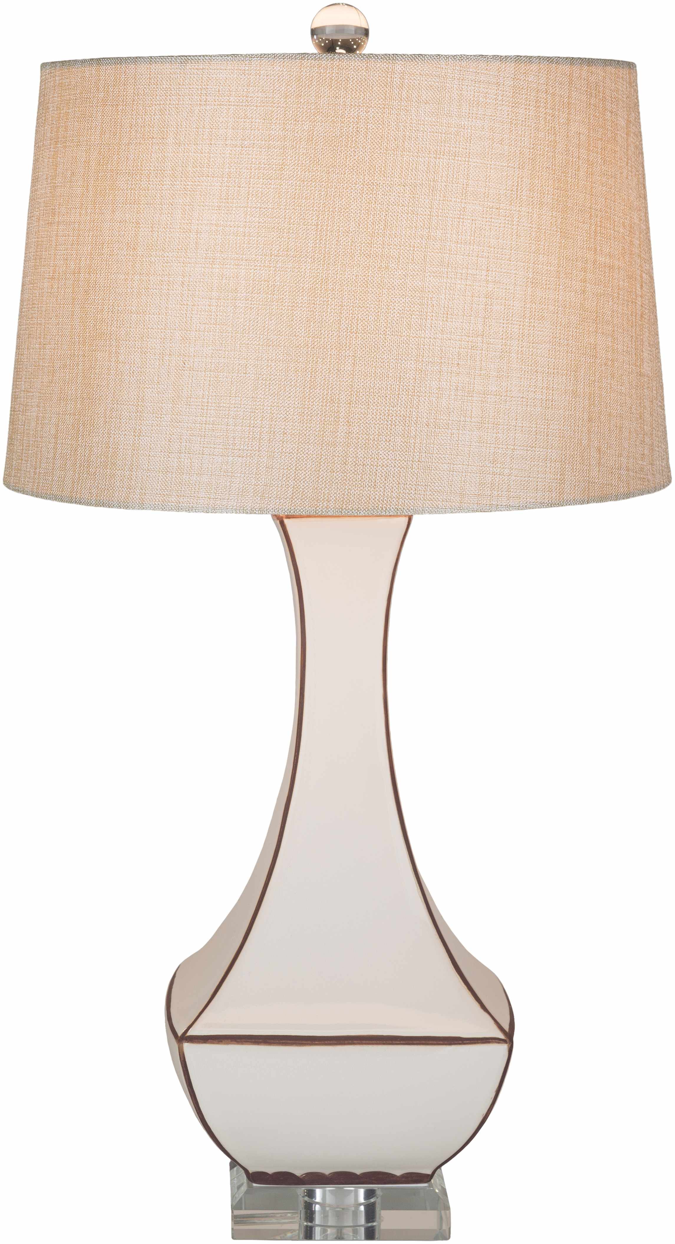 Tuka Tan Ceramic Table Lamp - Clearance - Image 20