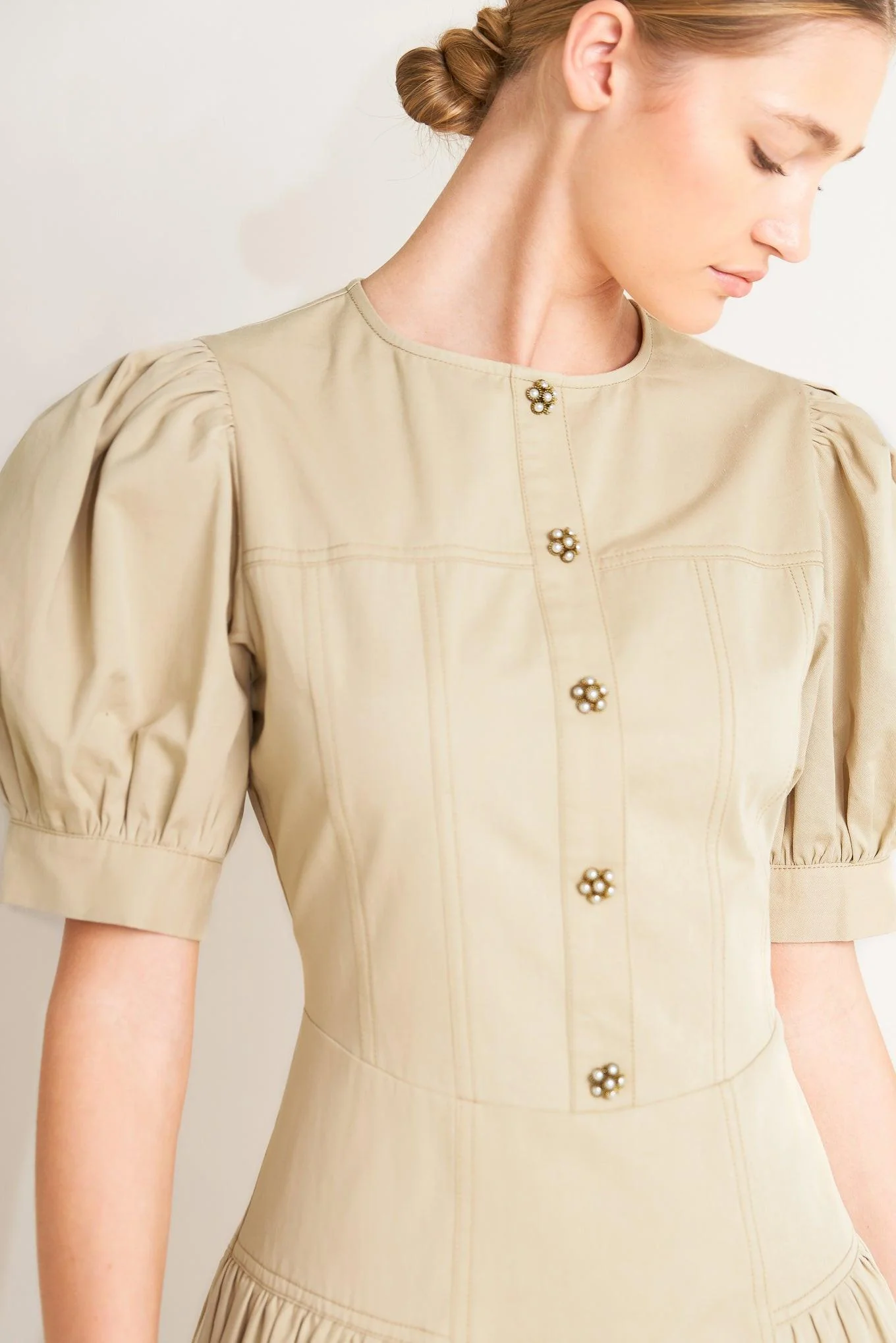 Understated Icon Woven Midi Dress - Image 6