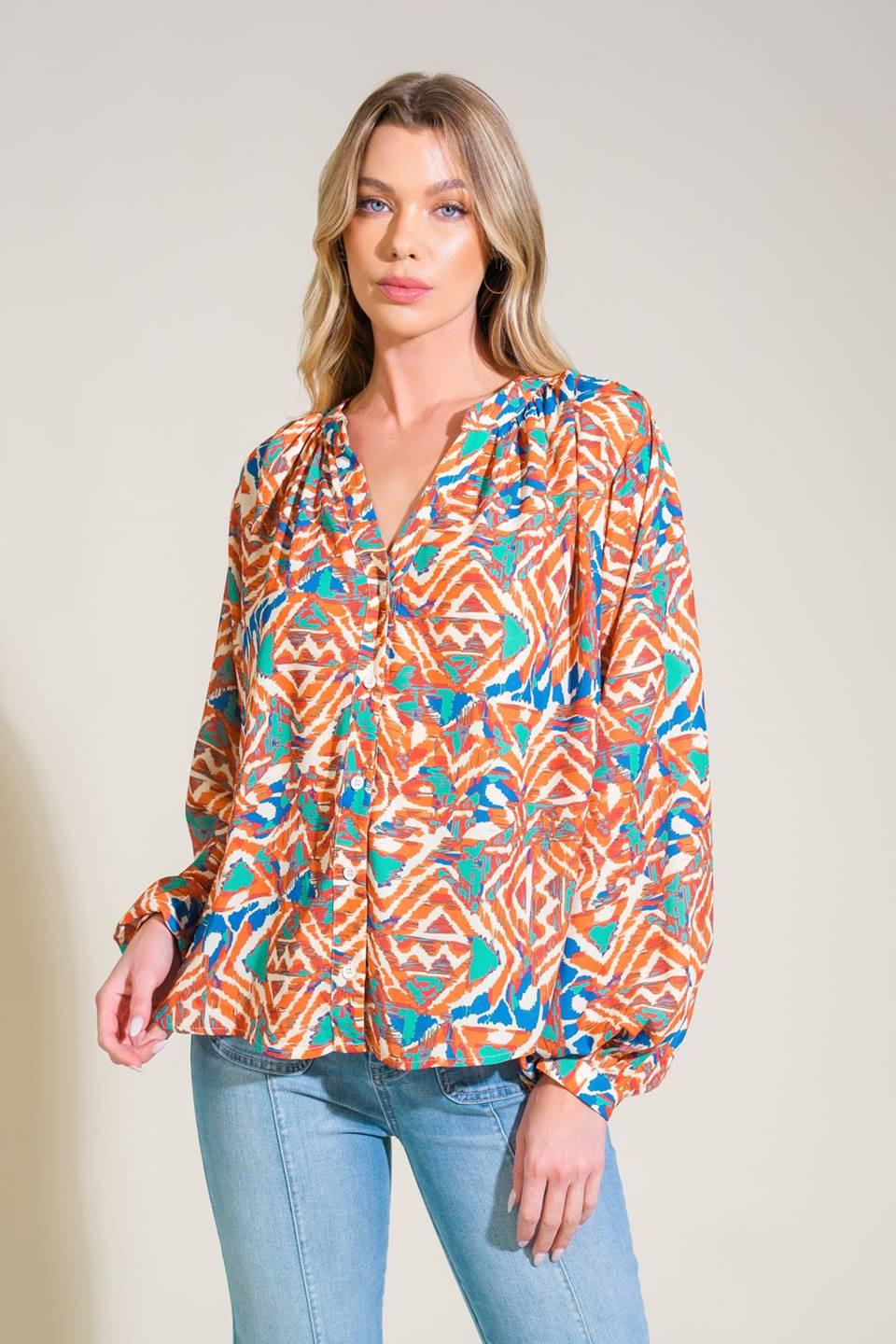 Urban Elegance Woven Top - Image 5