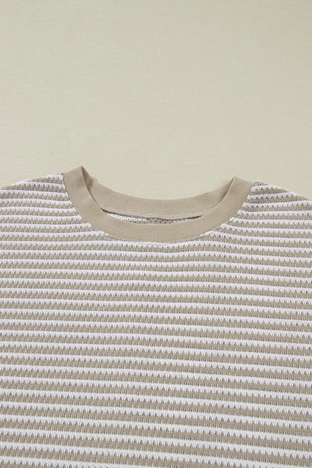 Threaded Pear Vanessa Knit Ribbed Trim Long Sleeve PLUS Top - Image 17