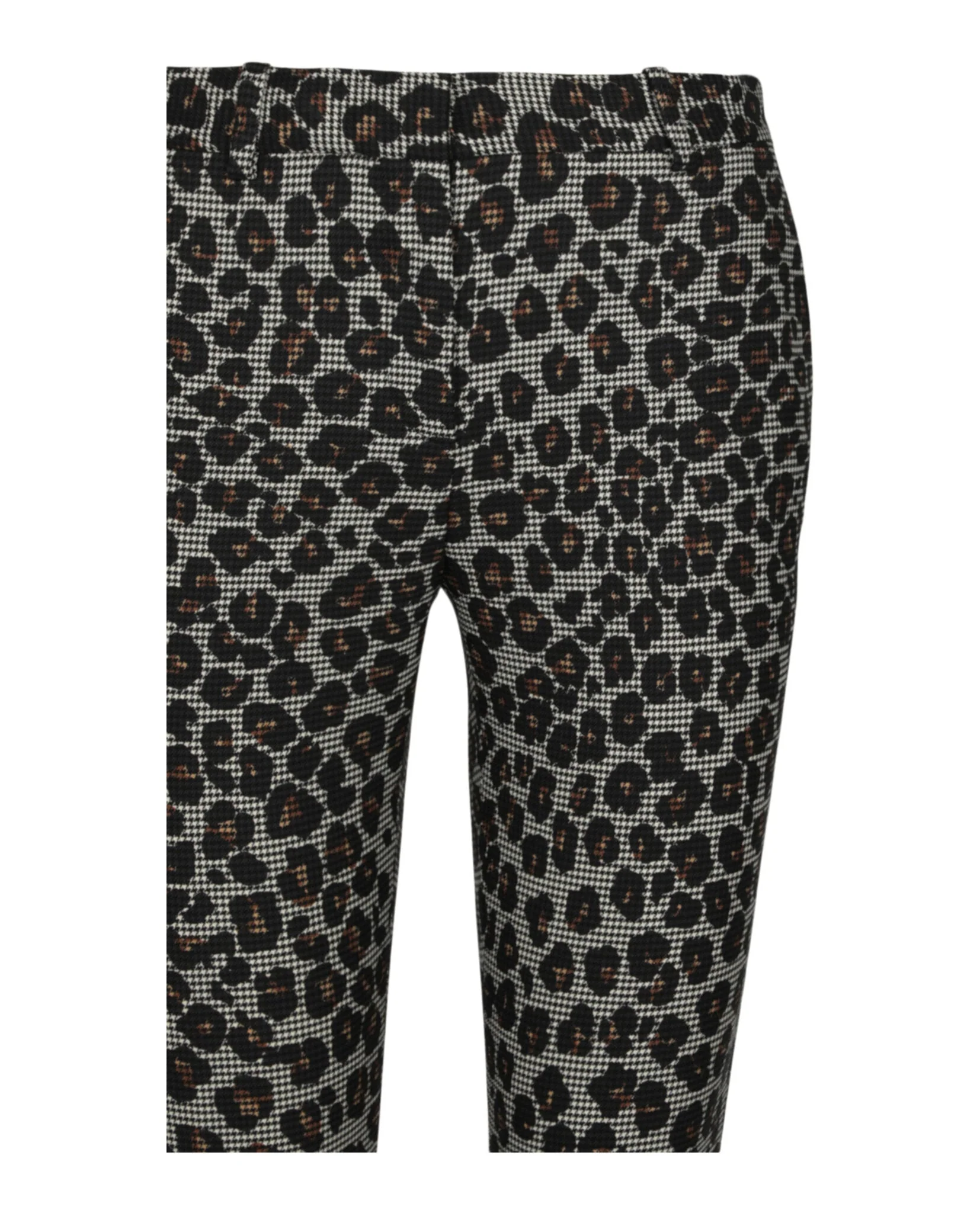 Versace Animal Printed Wool Blend Pants - Image 3