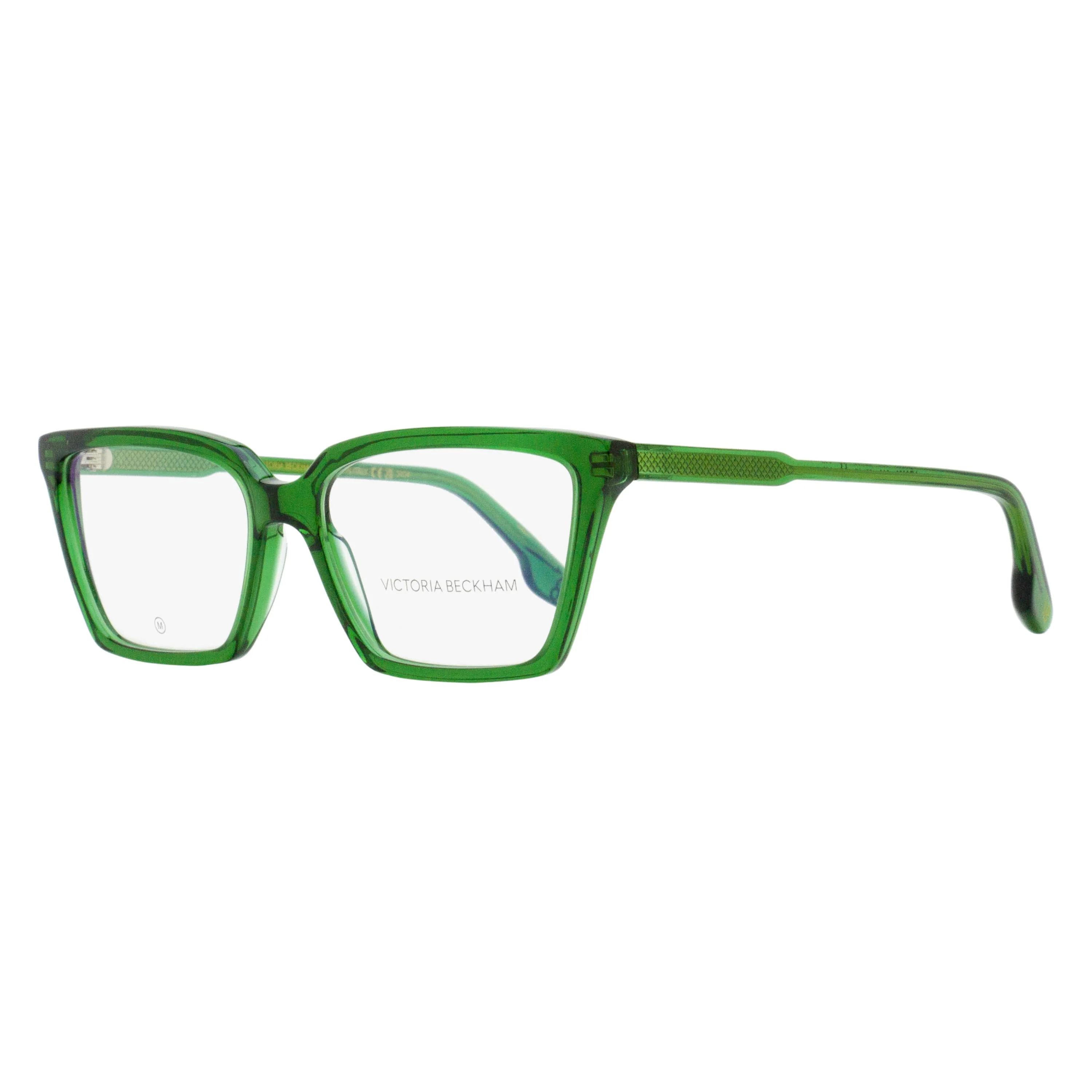 Victoria Beckham Flared Rectangular Eyeglasses VB2653 001 Black 55mm - Image 3
