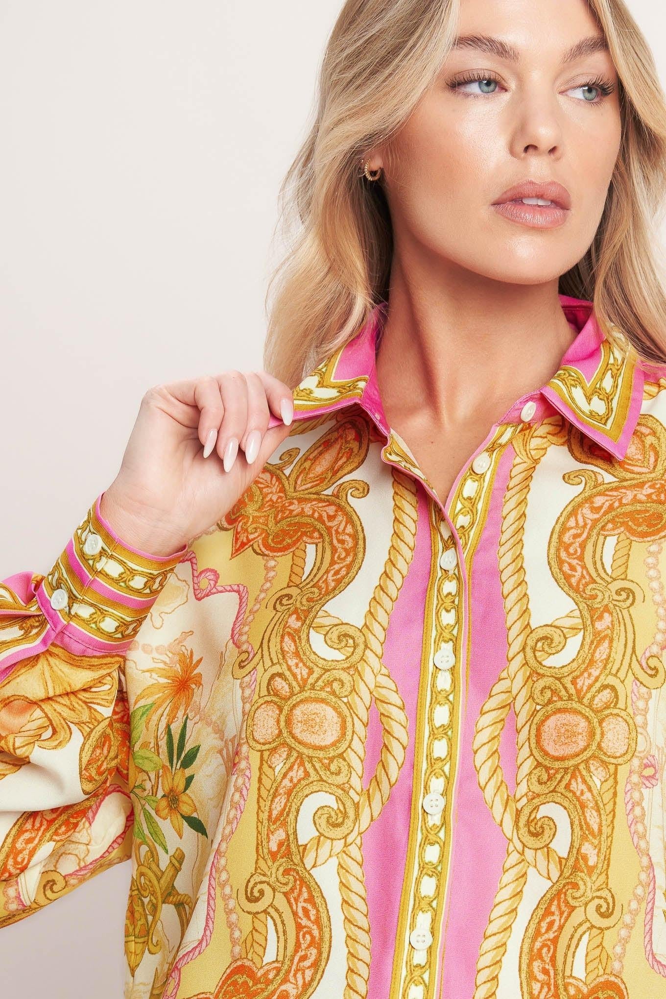 Vintage Heiress Woven Top - Image 3