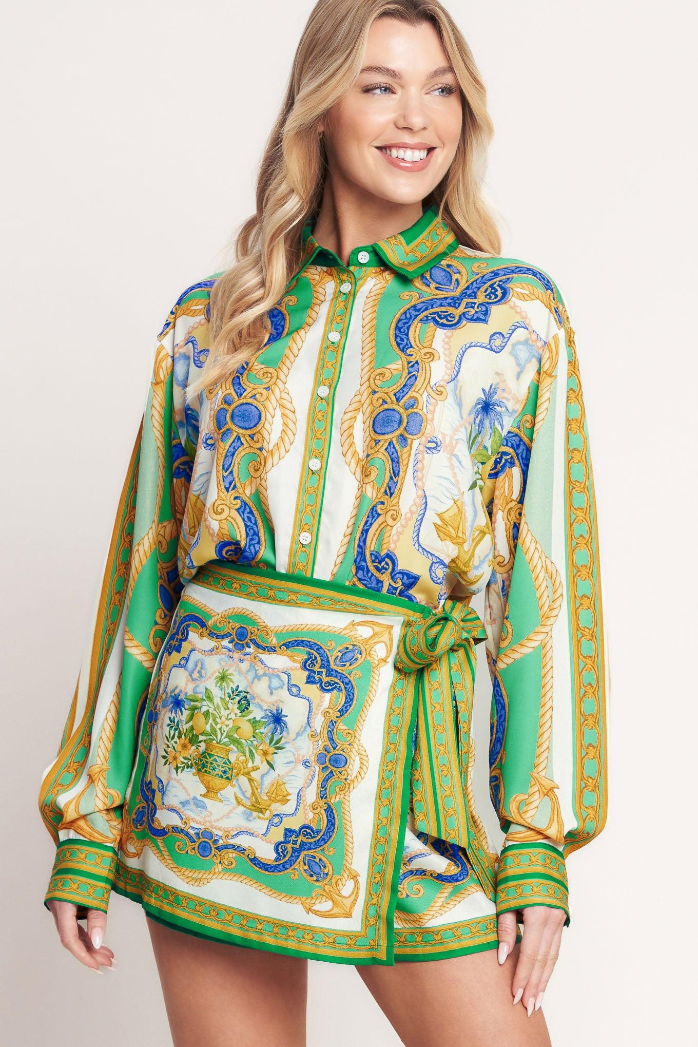 Vintage Heiress Woven Top - Image 7