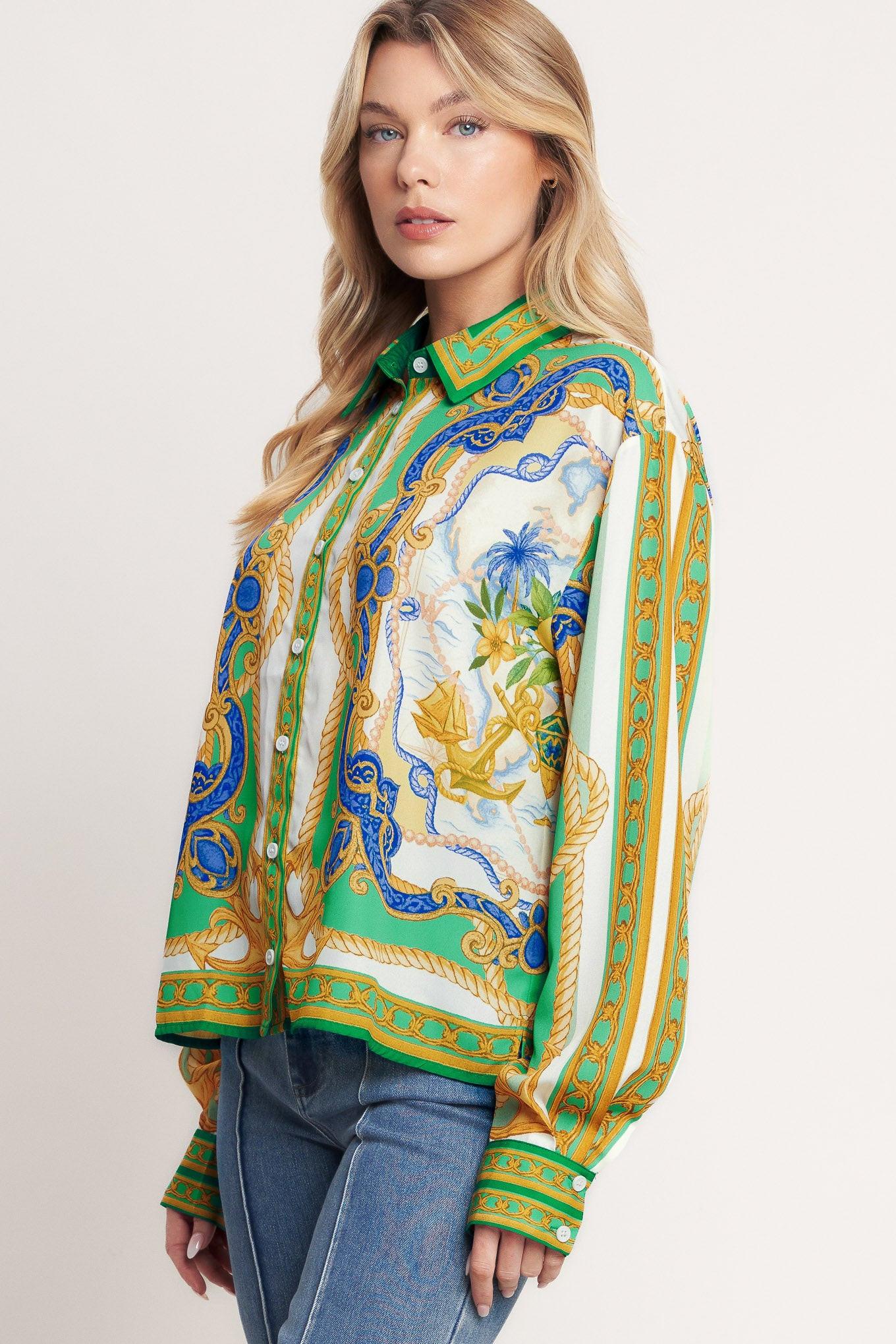 Vintage Heiress Woven Top - Image 9