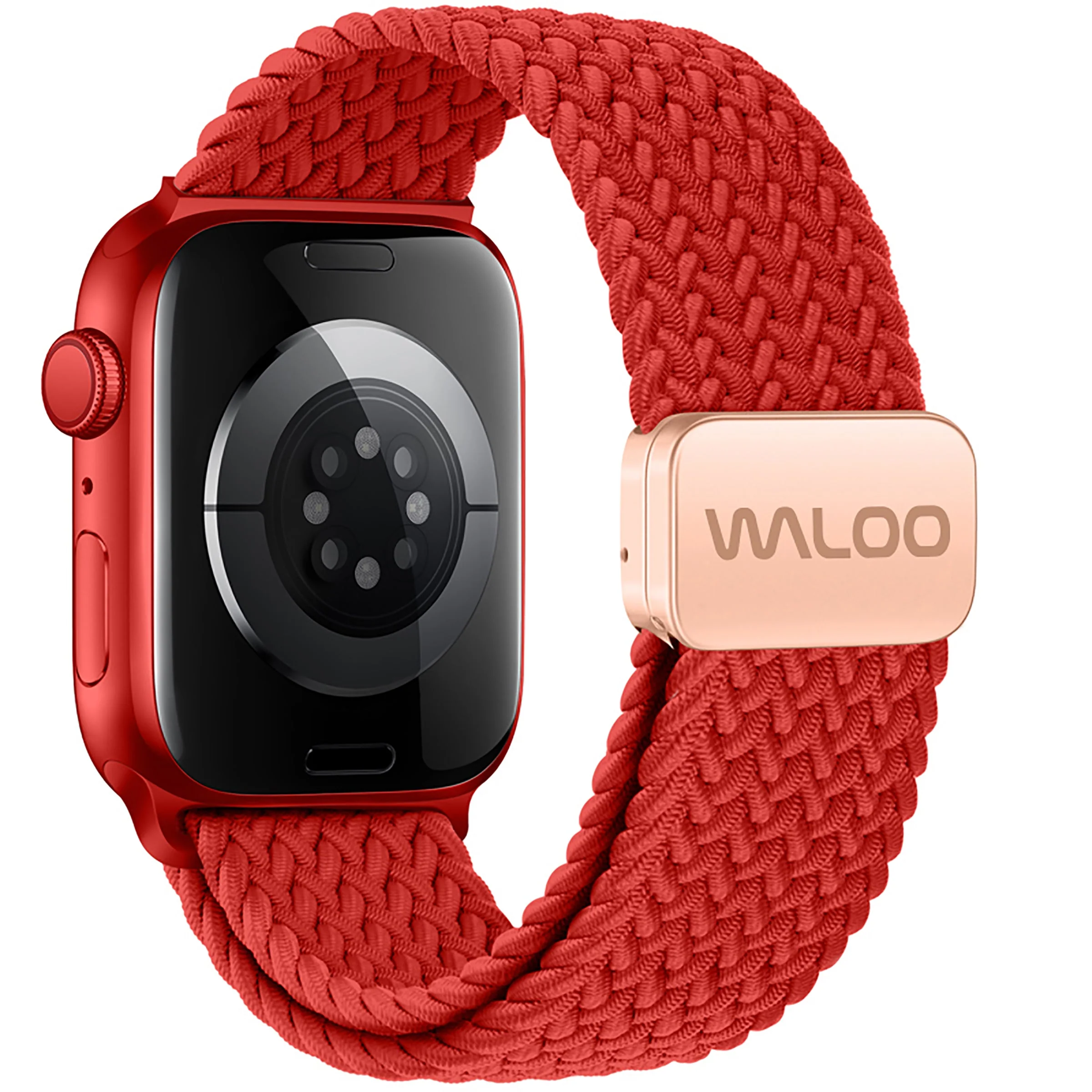 Waloo Braided Nylon Magnetic Loop Band For Apple Watch - Image 12