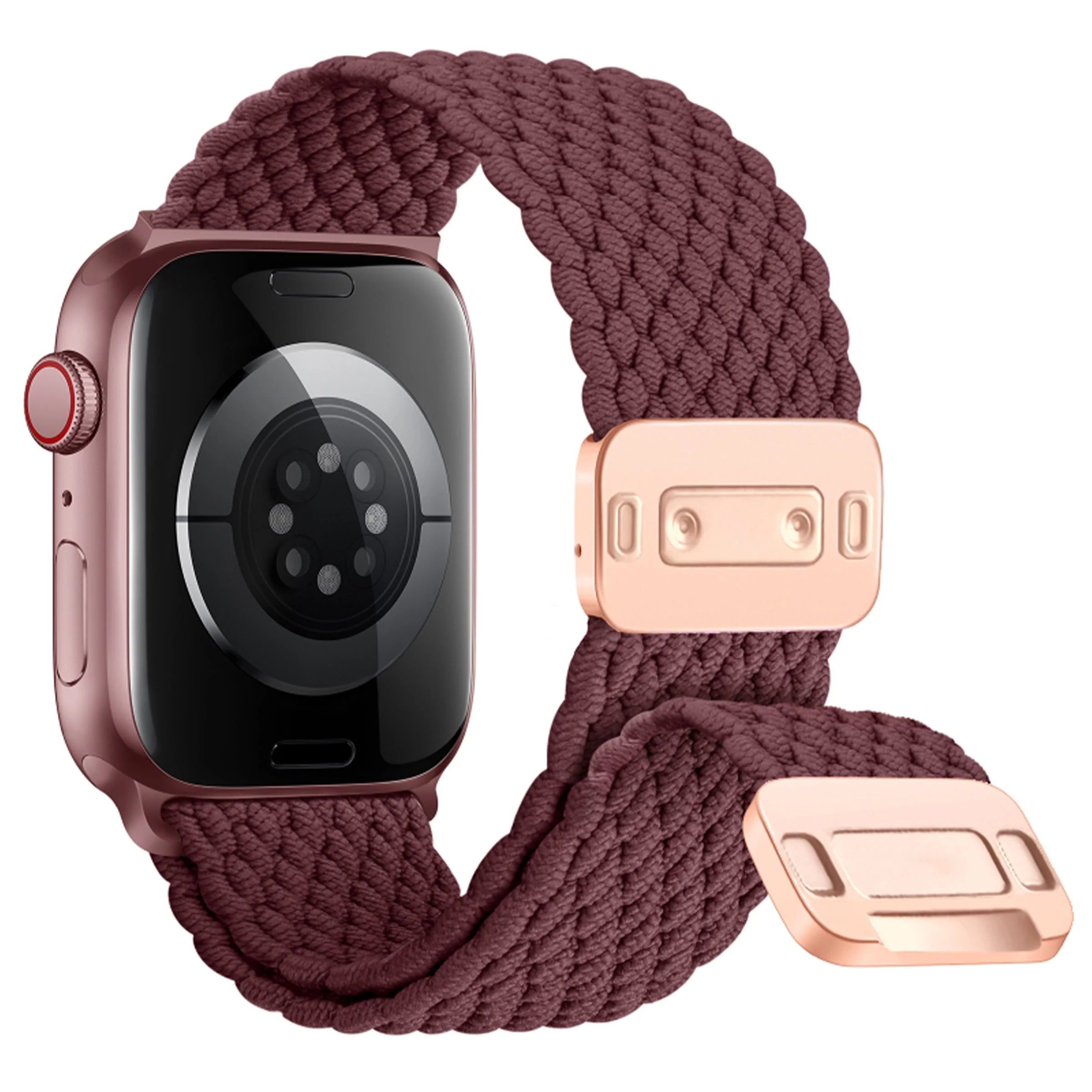 Waloo Braided Nylon Magnetic Loop Band For Apple Watch - Image 22