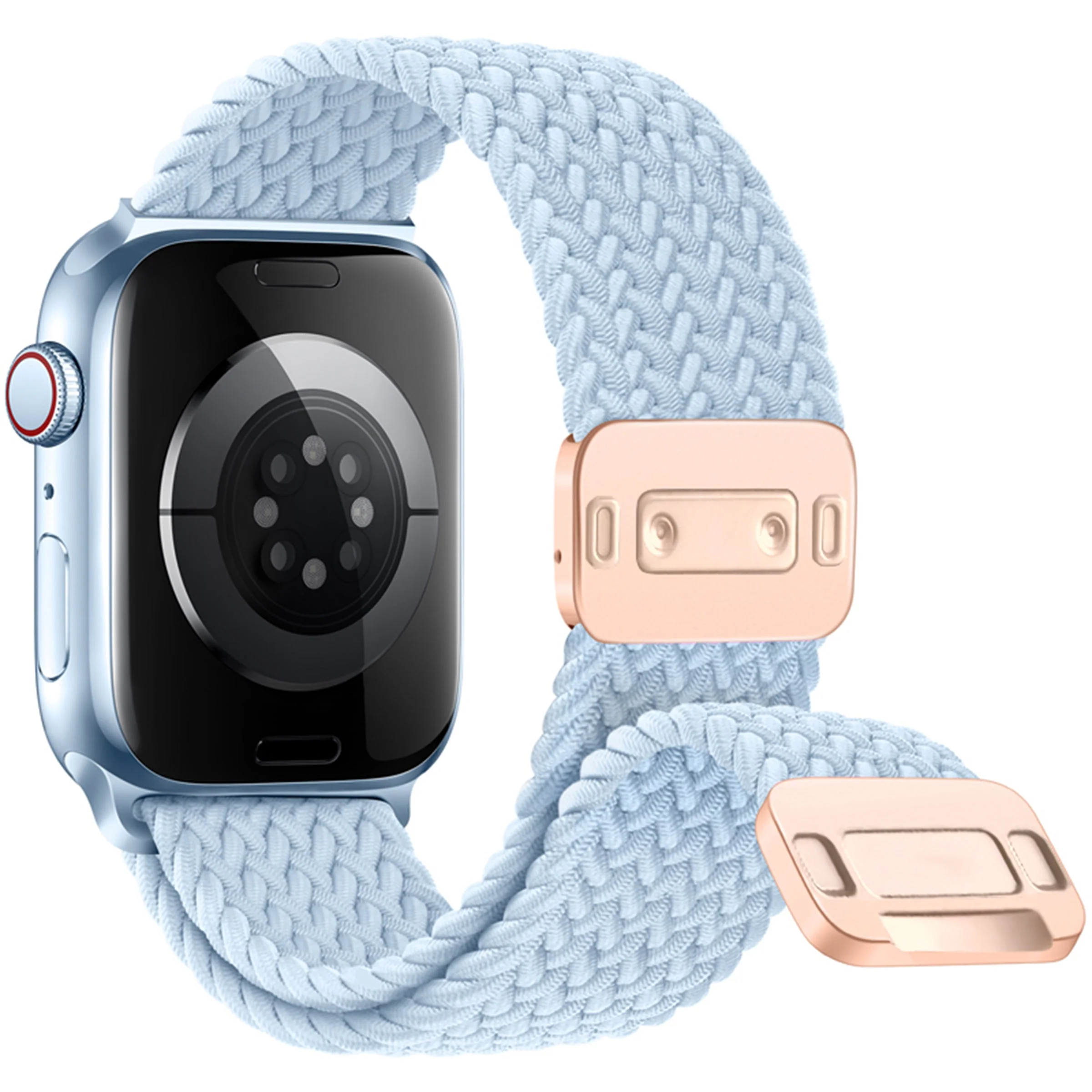 Waloo Braided Nylon Magnetic Loop Band For Apple Watch - Image 28