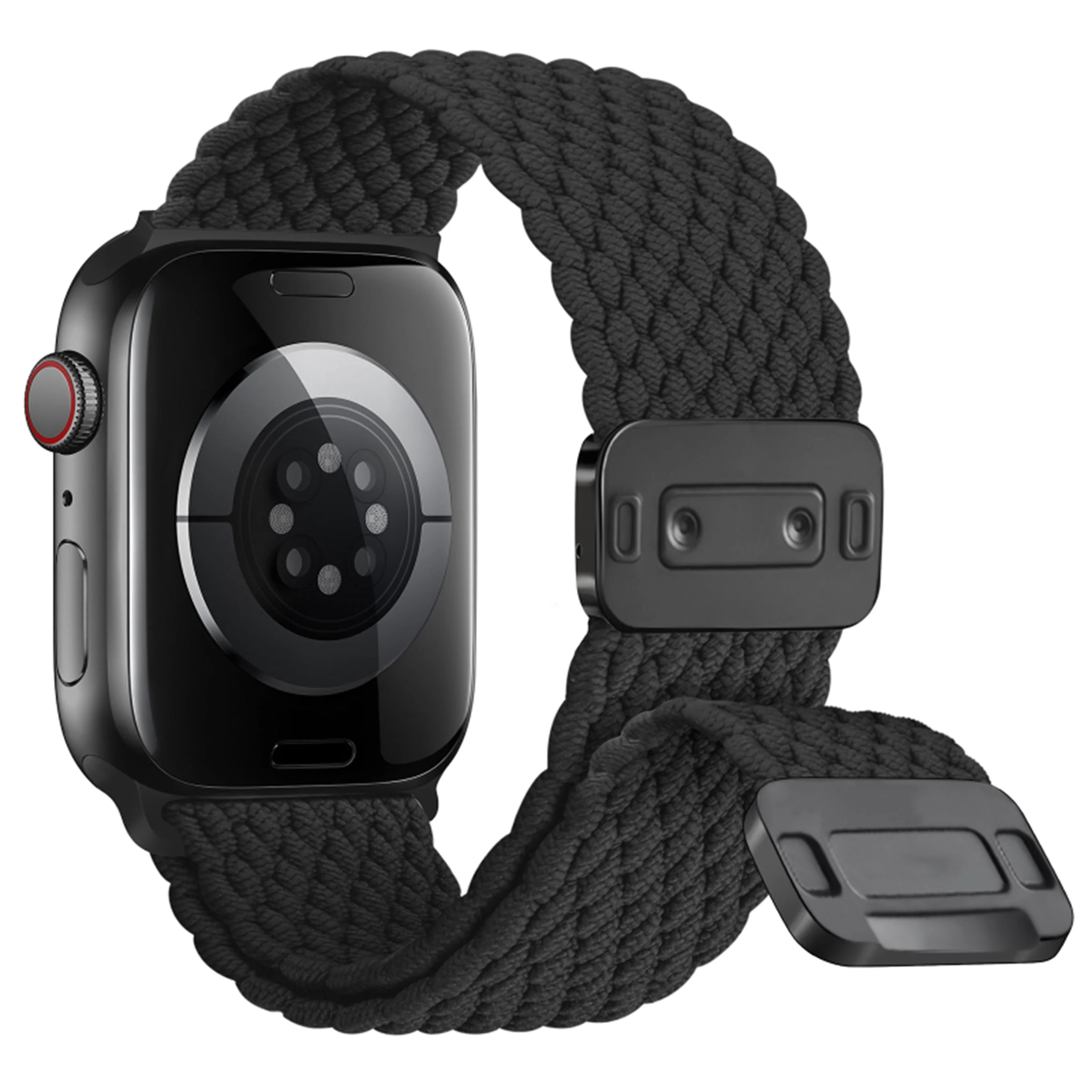 Waloo Braided Nylon Magnetic Loop Band For Apple Watch - Image 4