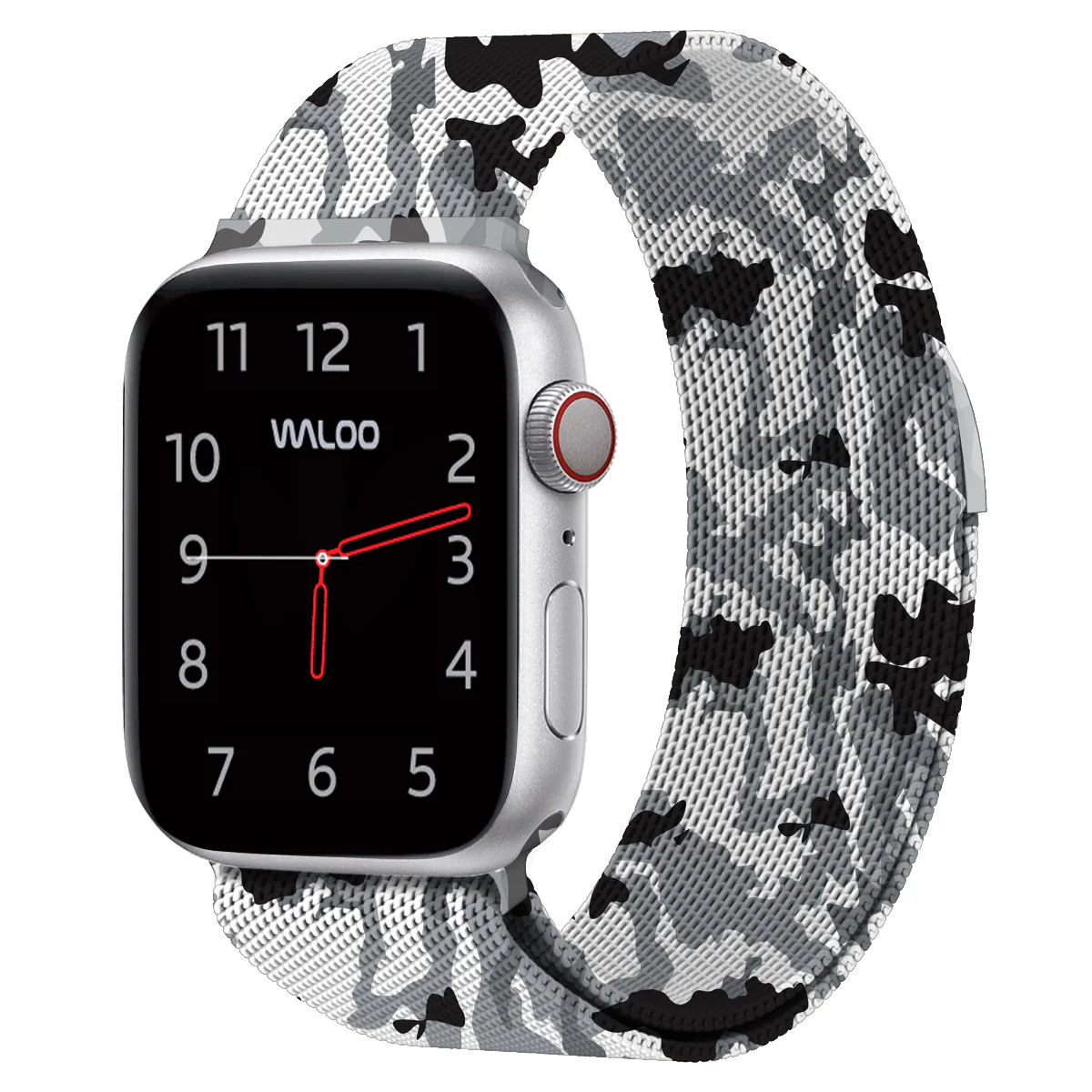 Waloo Camo Printed Magnetic Mesh Band For Apple Watch - Image 6