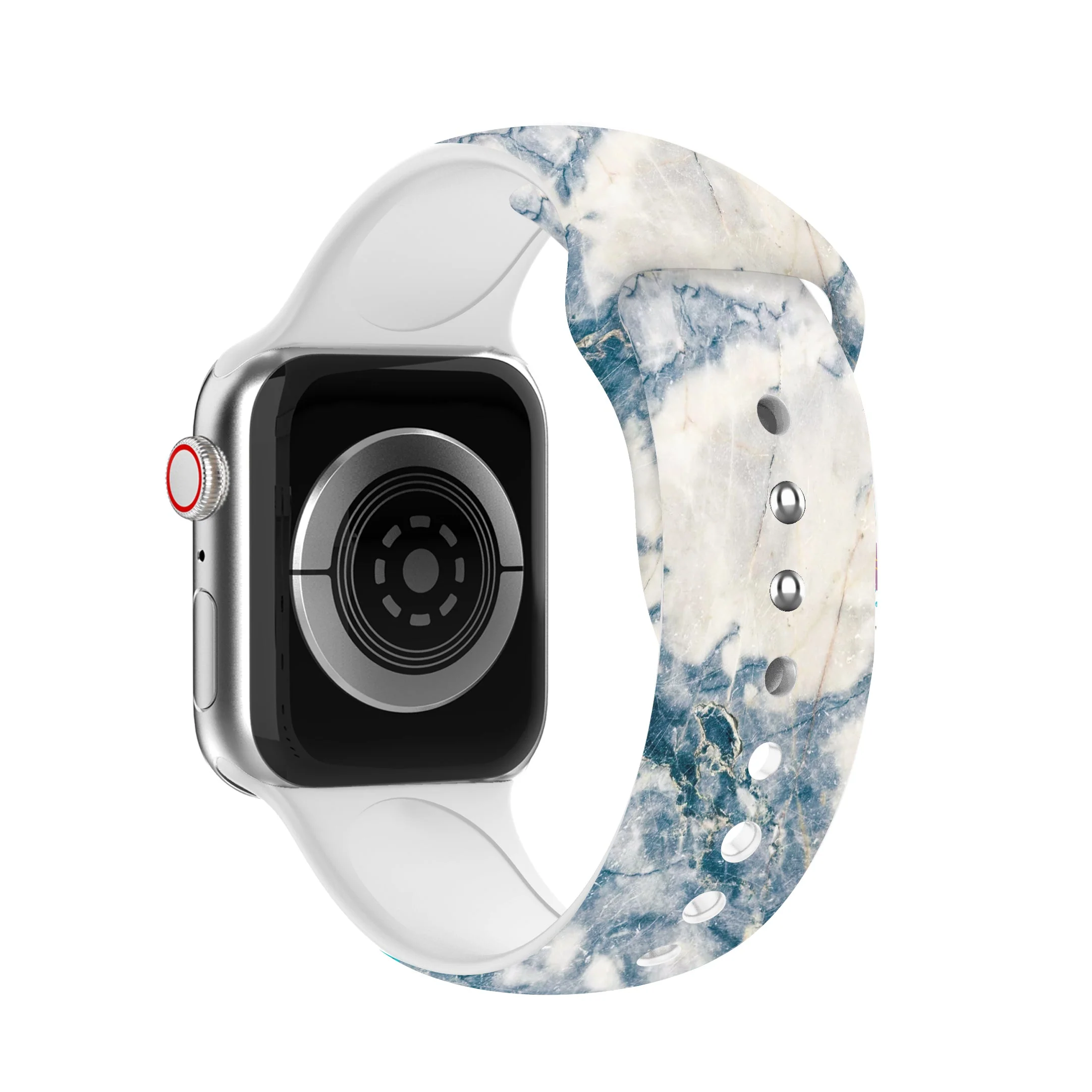 Waloo Marble Silicone Sport Band For Apple Watch - Image 4