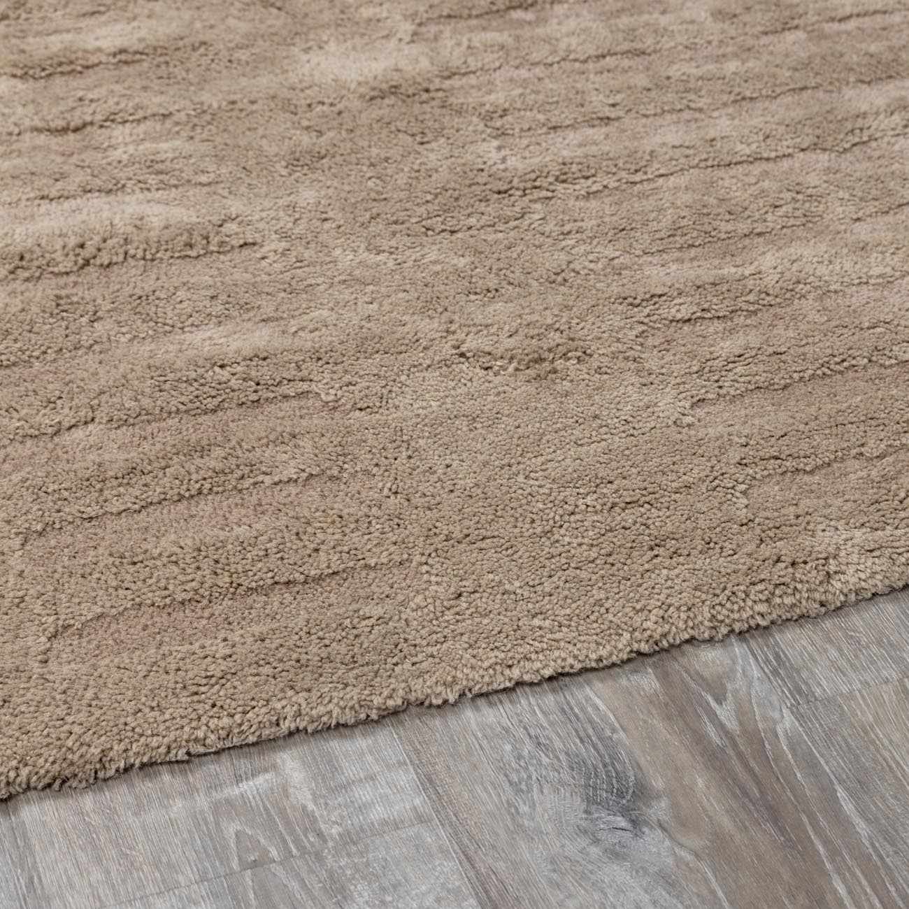 Washable Handmade Wool Rug - Brown - Clearance - Image 14
