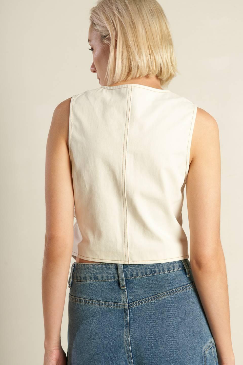 Watching the Wind Woven Vest - Image 2