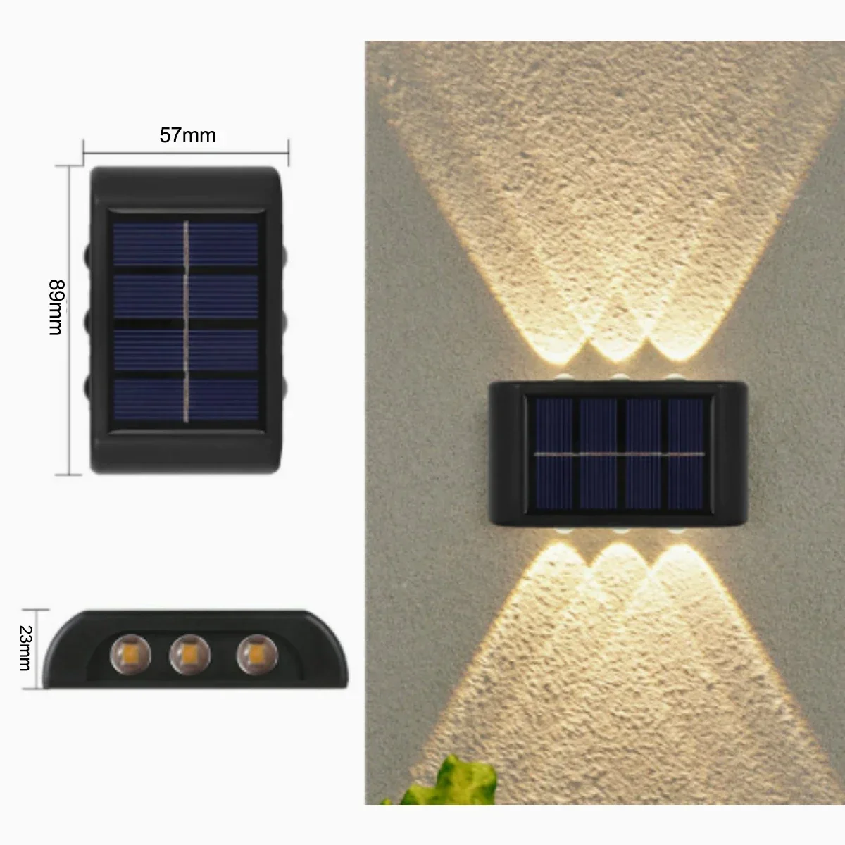 Waterproof Solar LED Wall Lamp - Image 6