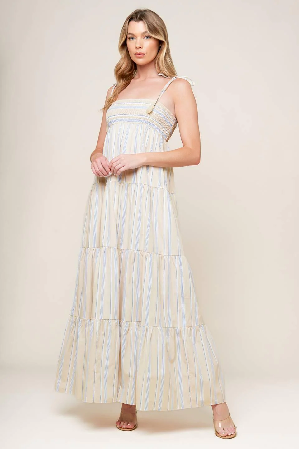 Waves of Lift Woven Maxi Dress - Image 5