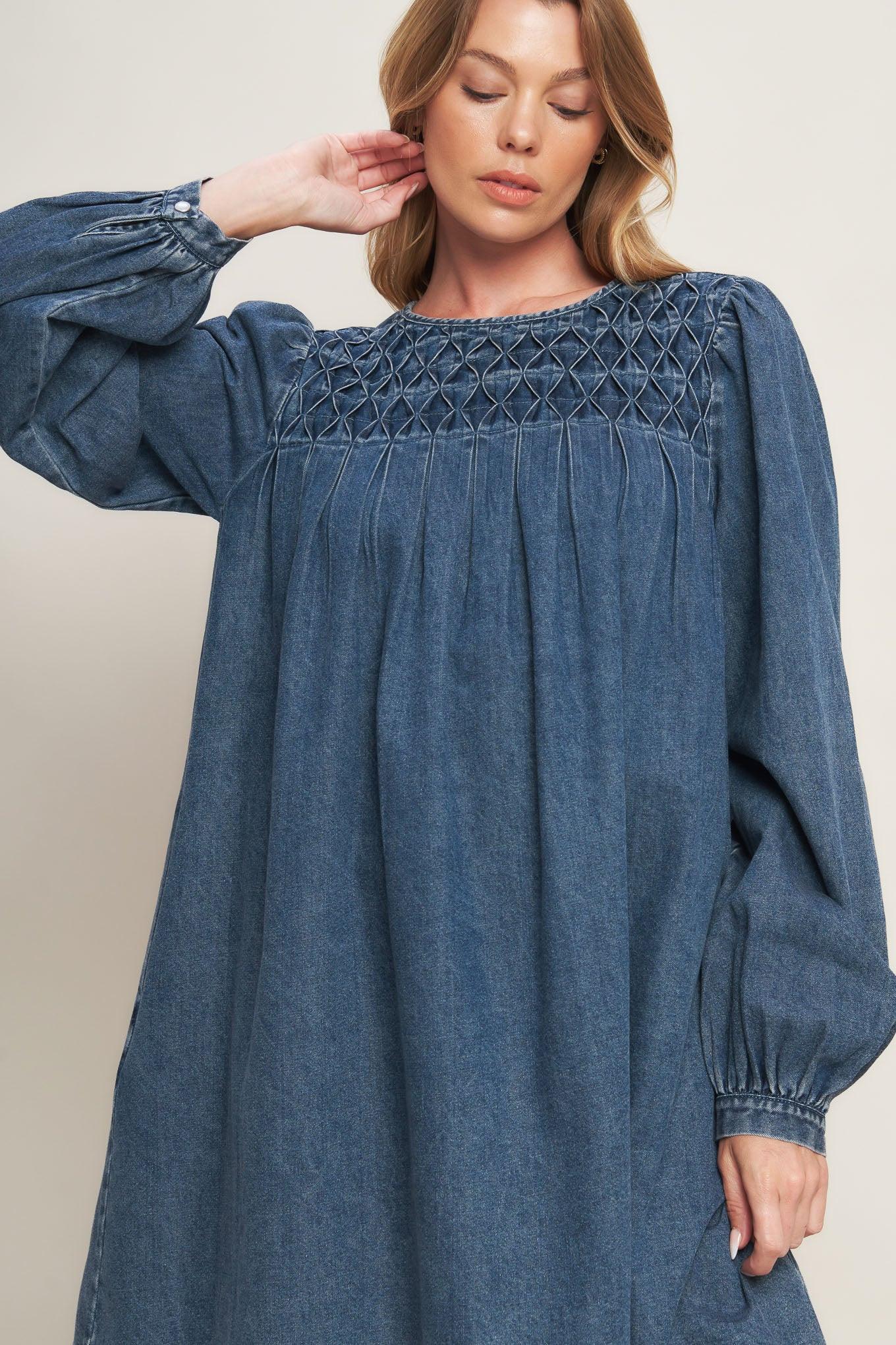 Weekend Denim Icon Mini Dress - Image 5