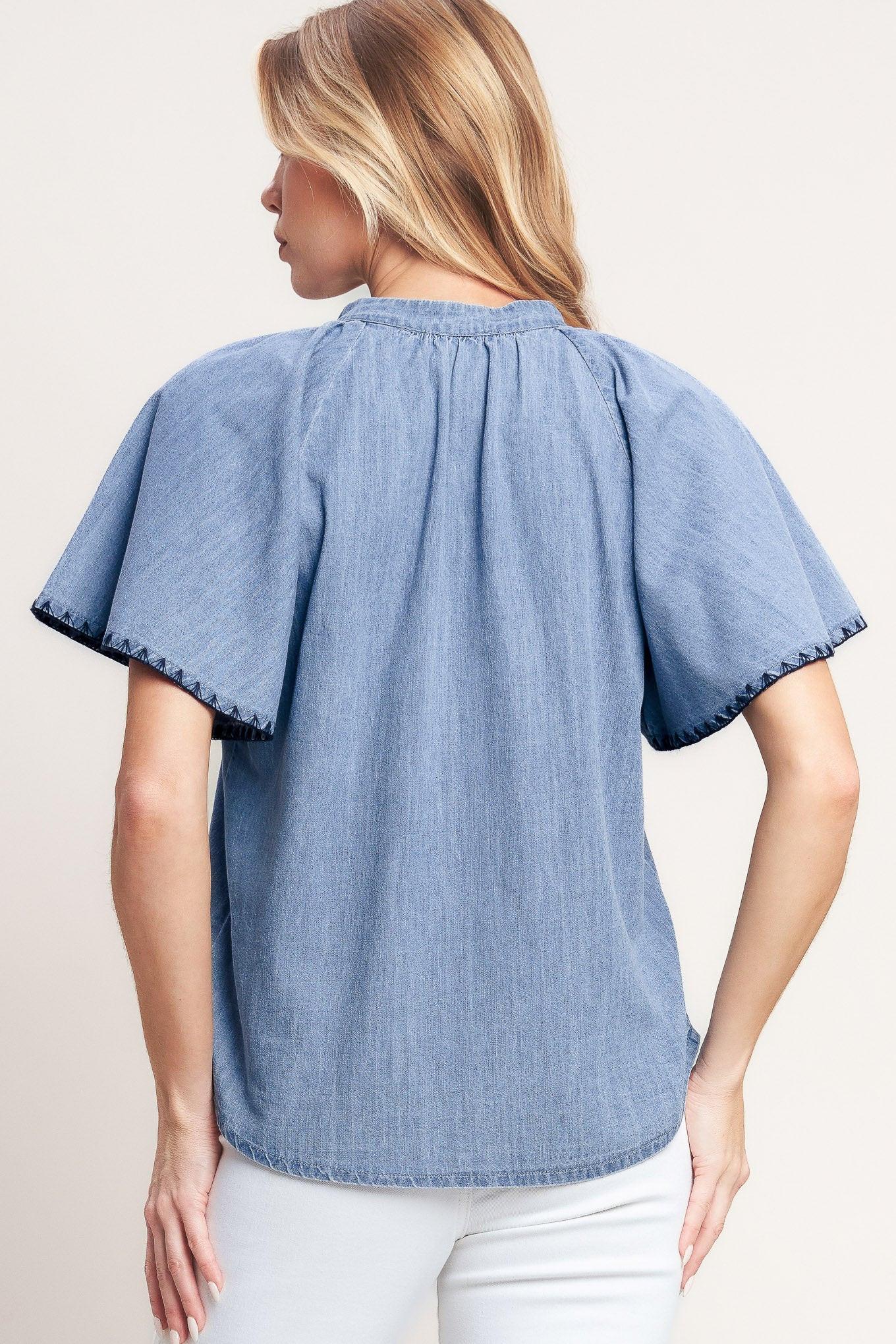 Weekend Wanderer Woven Top - Image 2