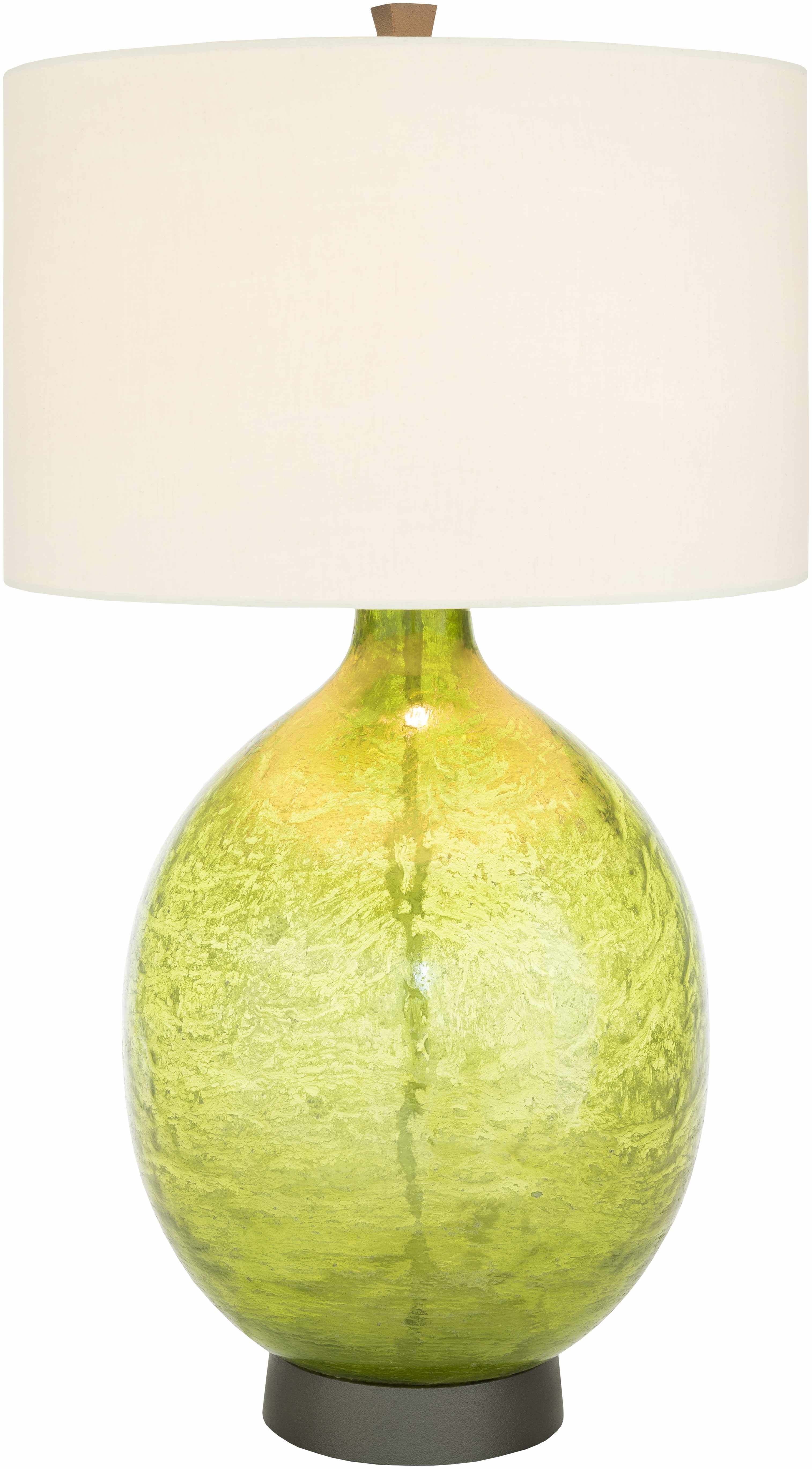 Westview Lime Green Glass Table Lamp - Clearance - Image 4