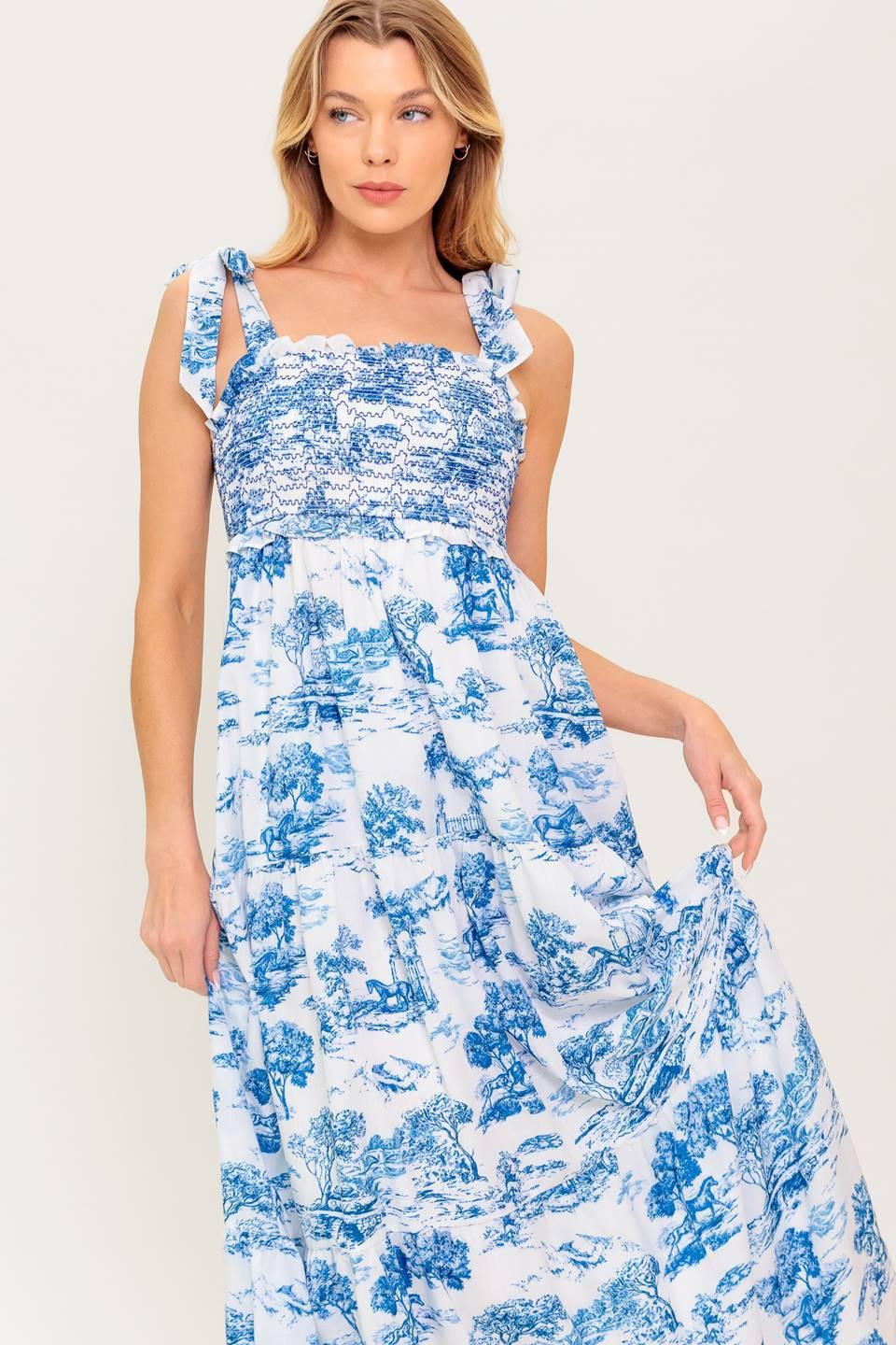 When in Rome Woven Midi Dress - Image 5