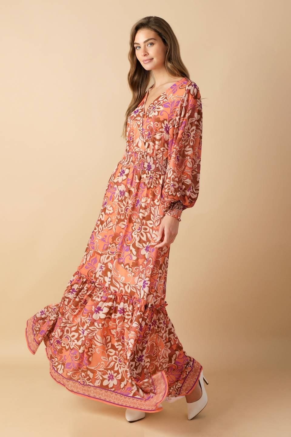 Whispering Willows Woven Maxi Dress - Image 4