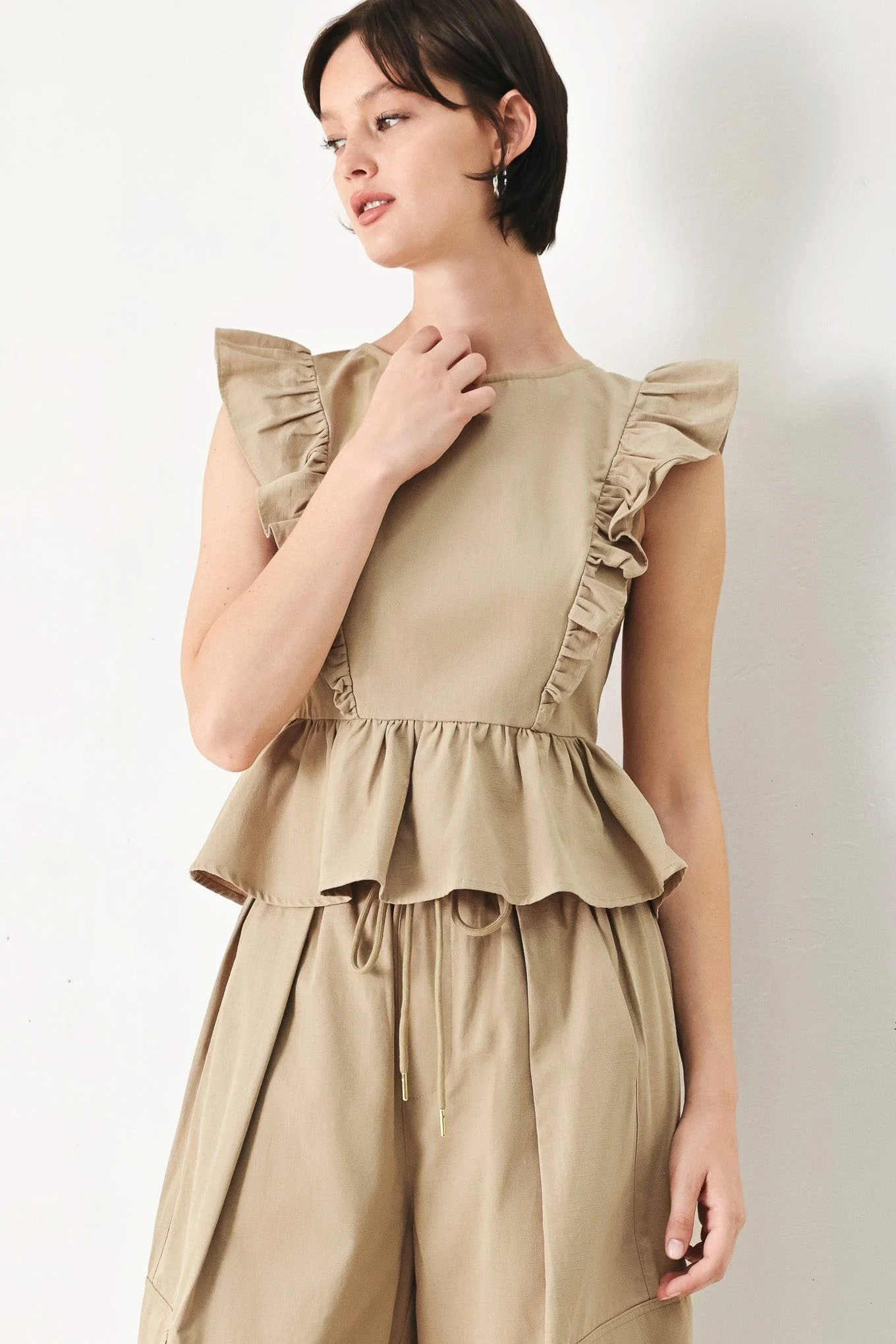 White Blossom Woven Top - Image 22