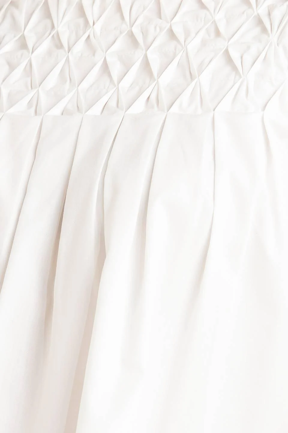 White Dream Puff Woven Top - Image 8