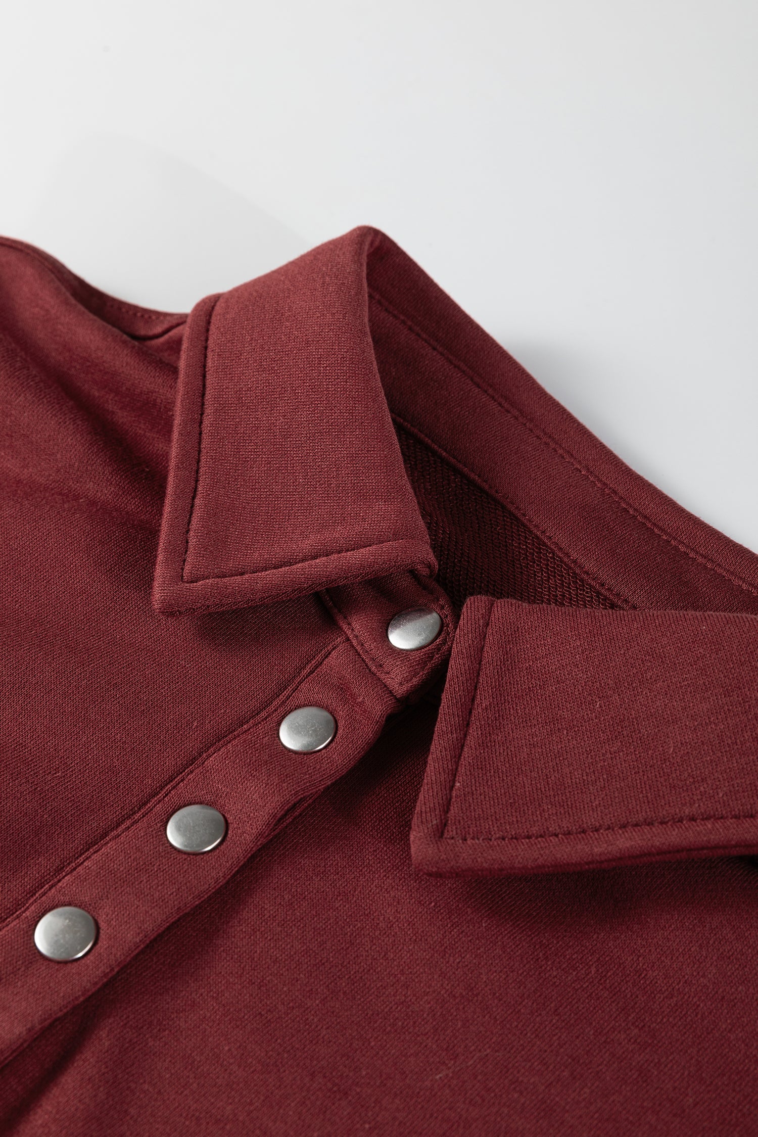 Threaded Pear Whitley Patchwork Snap Oversize Hoodie - Image 7